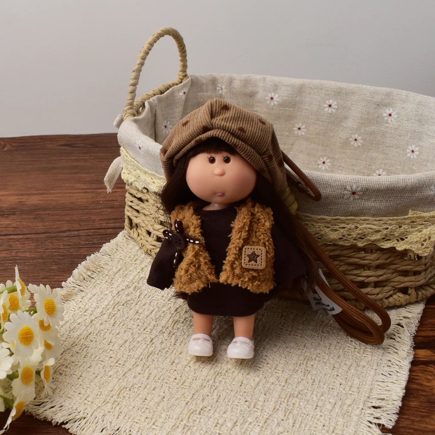 14cm Dress-up Articulated Potato Doll Keychain