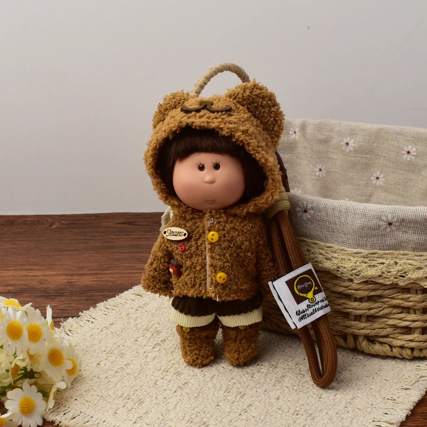14cm Dress-up Articulated Potato Doll Keychain