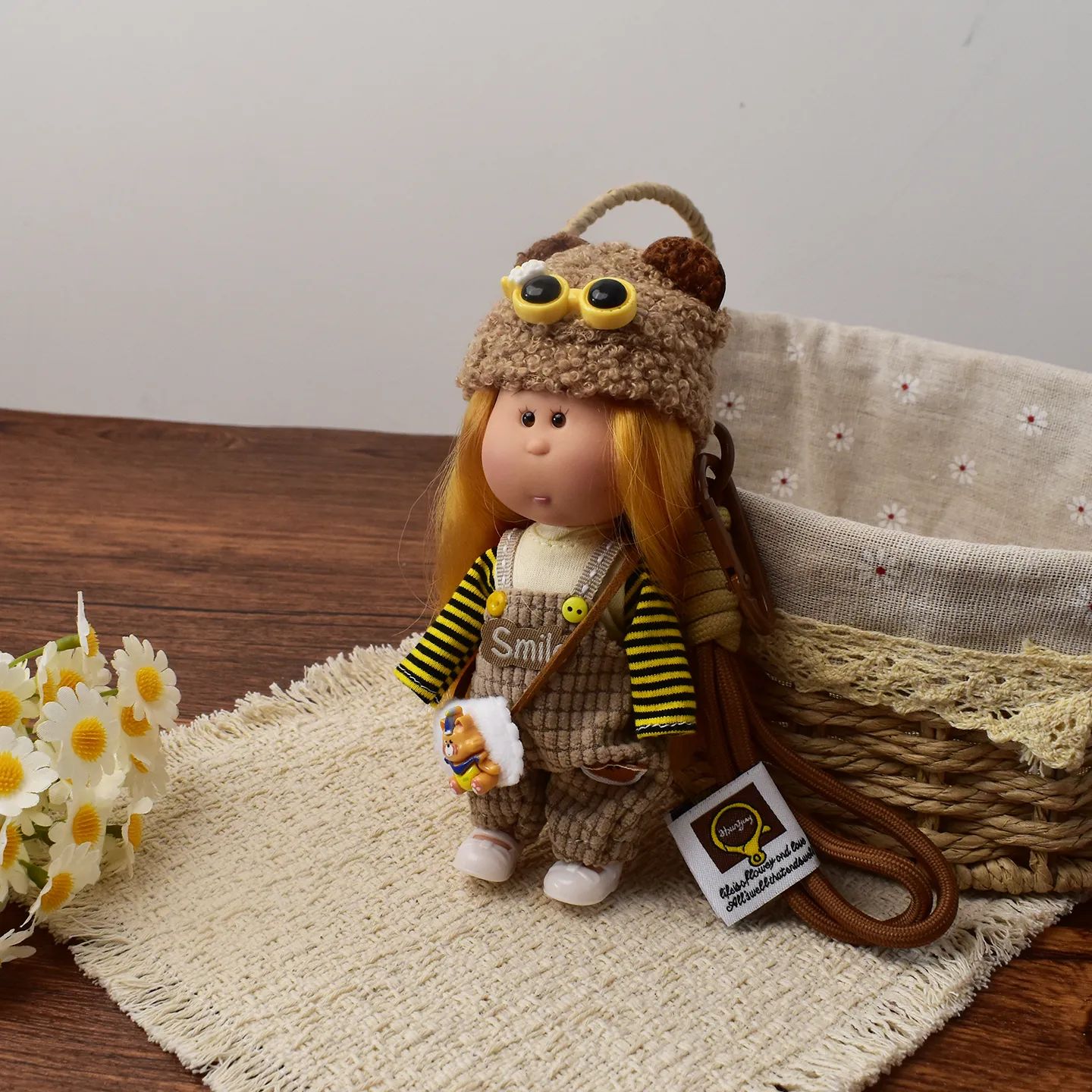 14cm Dress-up Articulated Potato Doll Keychain