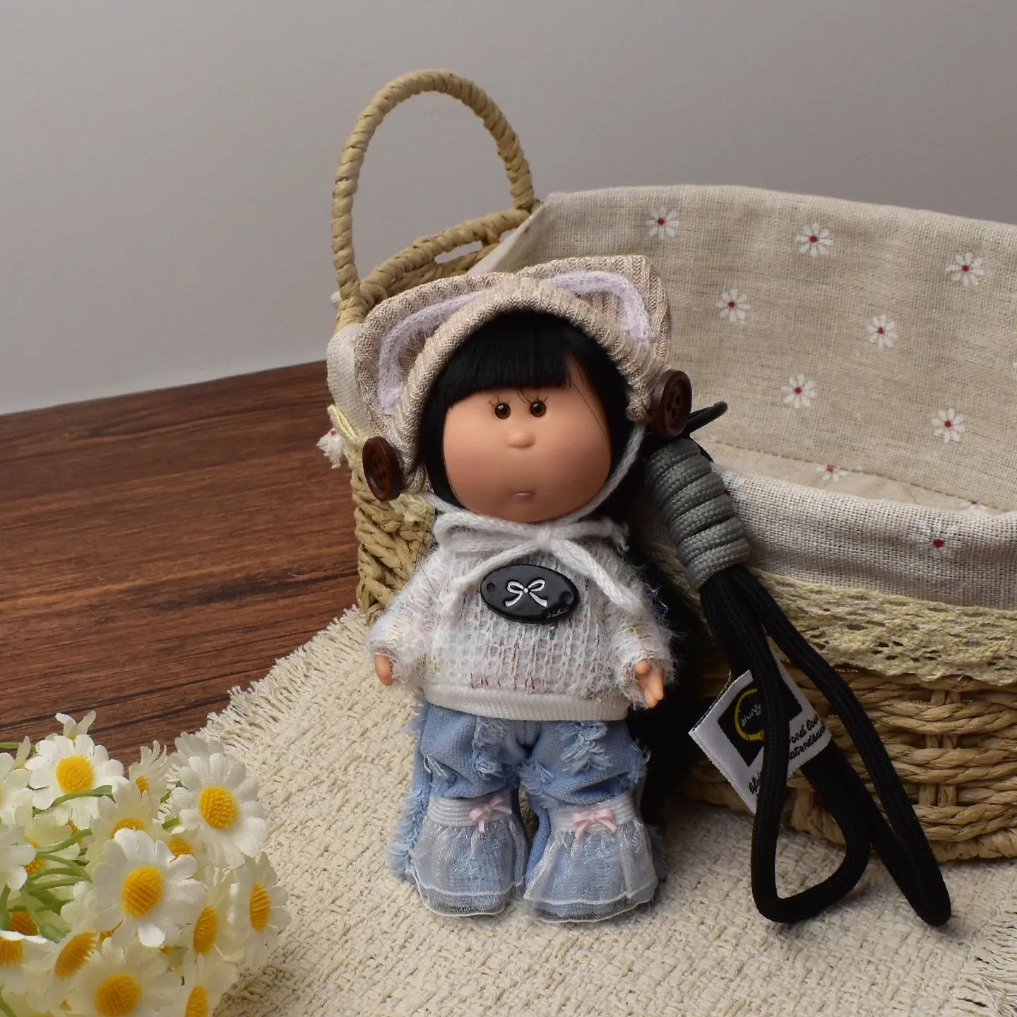 14cm Dress-up Articulated Potato Doll Keychain