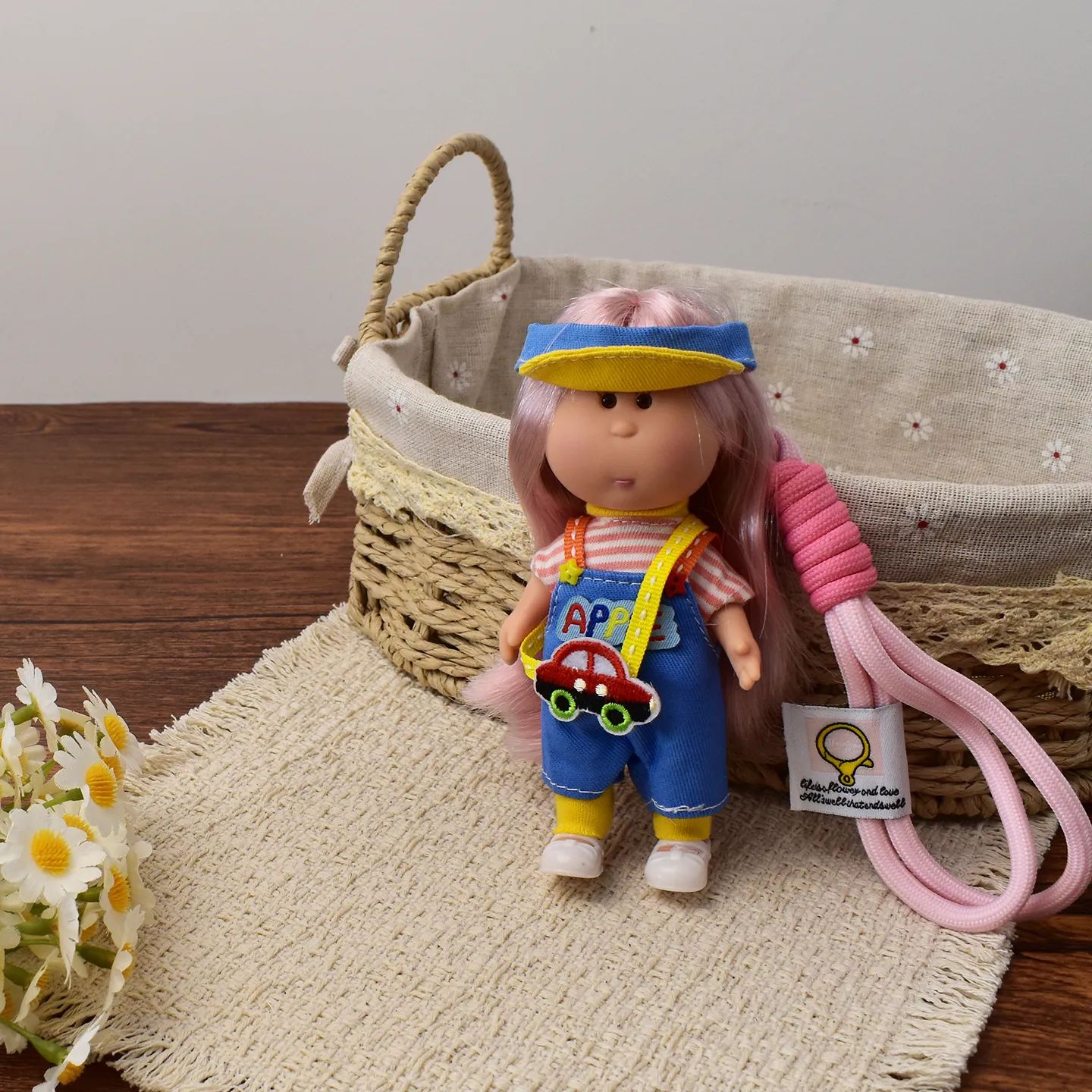 14cm Dress-up Articulated Potato Doll Keychain