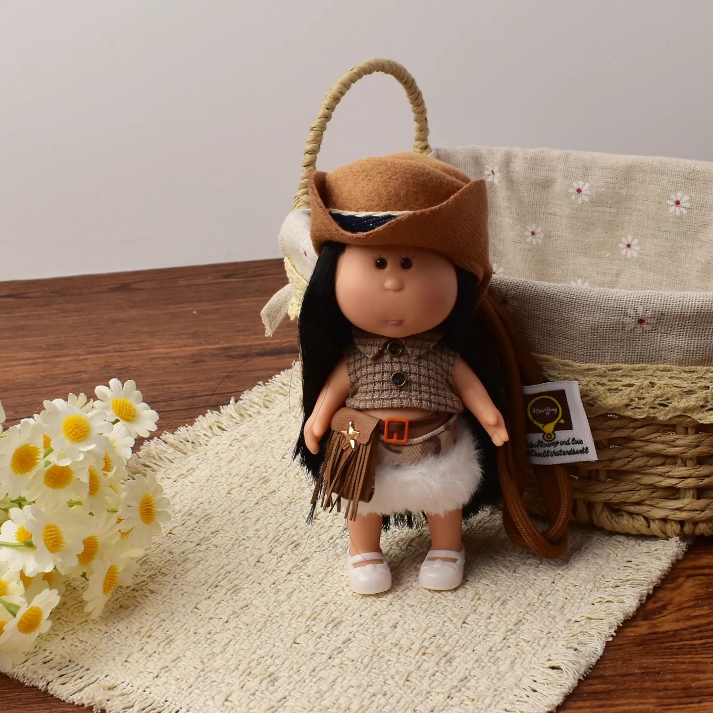 14cm Dress-up Articulated Potato Doll Keychain