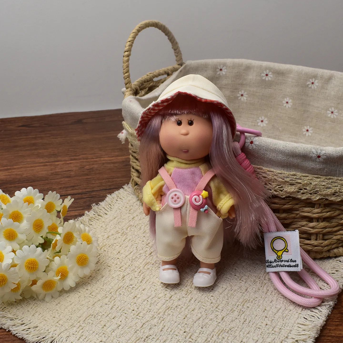 14cm Dress-up Articulated Potato Doll Keychain