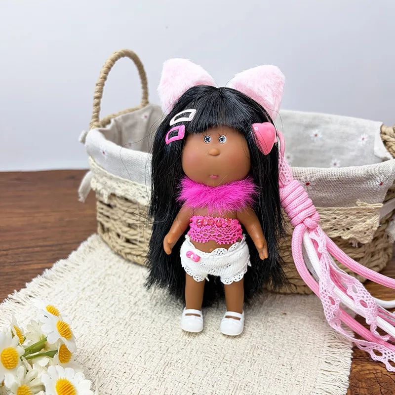 14cm Dress-up Articulated Potato Doll Keychain