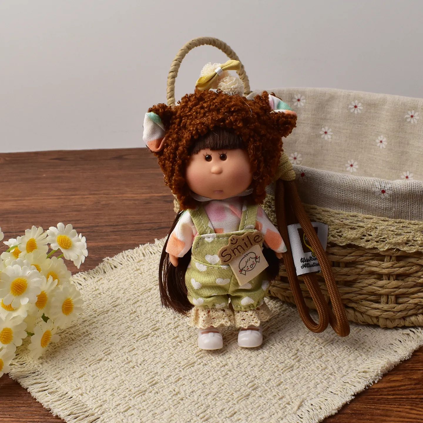 14cm Dress-up Articulated Potato Doll Keychain