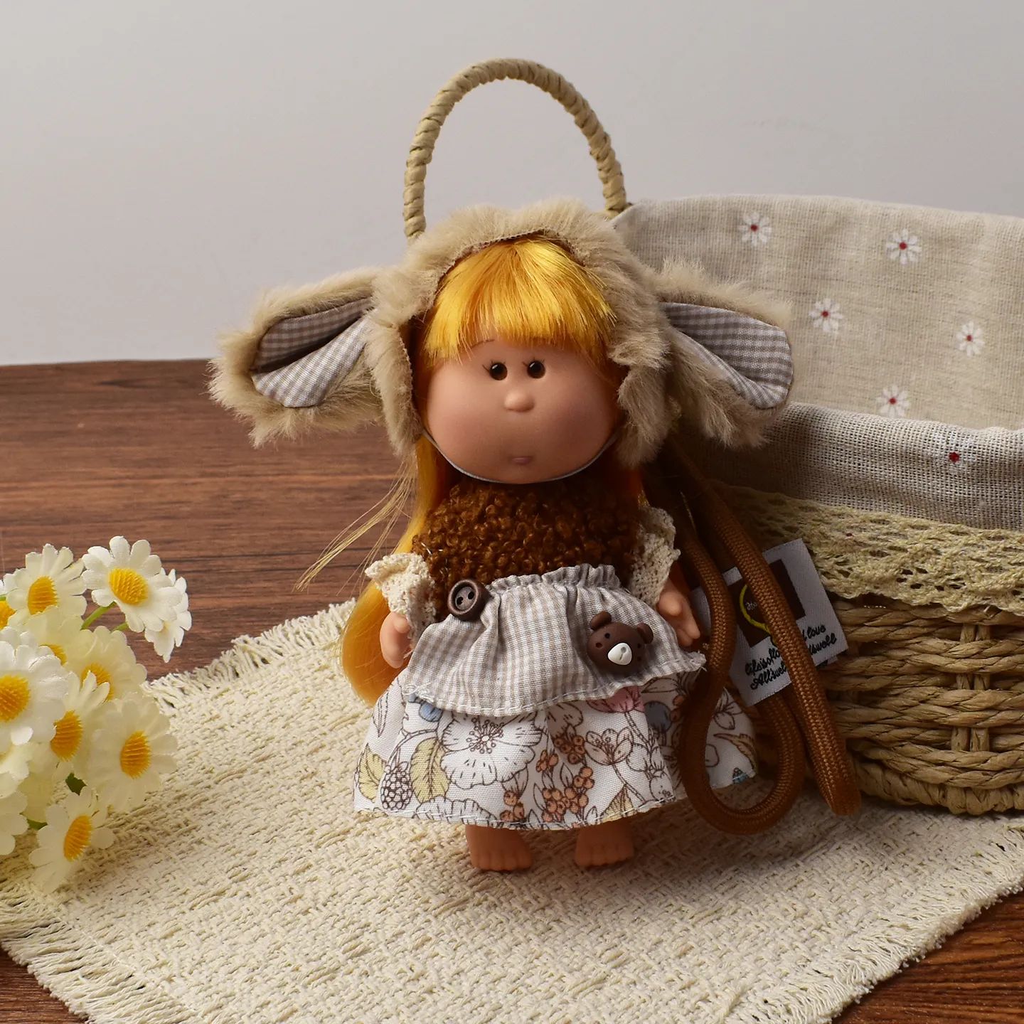 14cm Dress-up Articulated Potato Doll Keychain