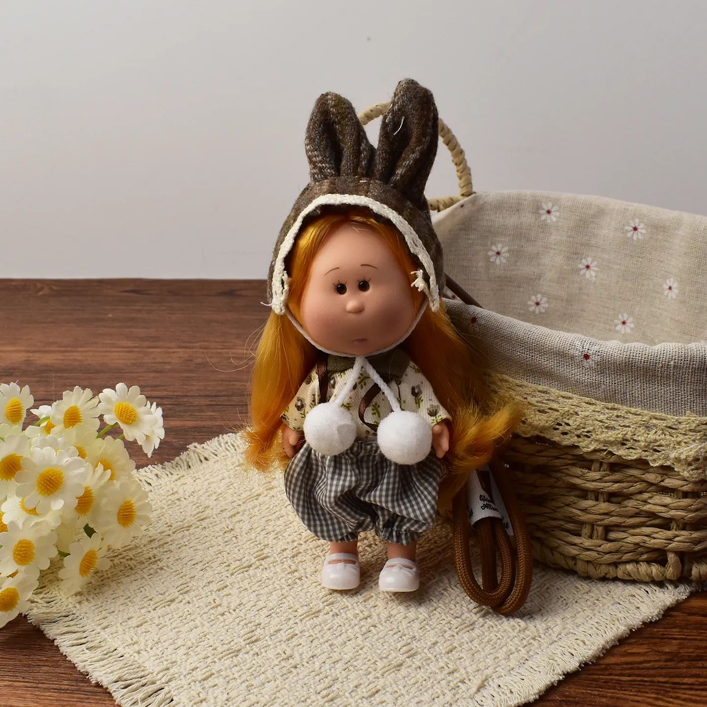 14cm Dress-up Articulated Potato Doll Keychain