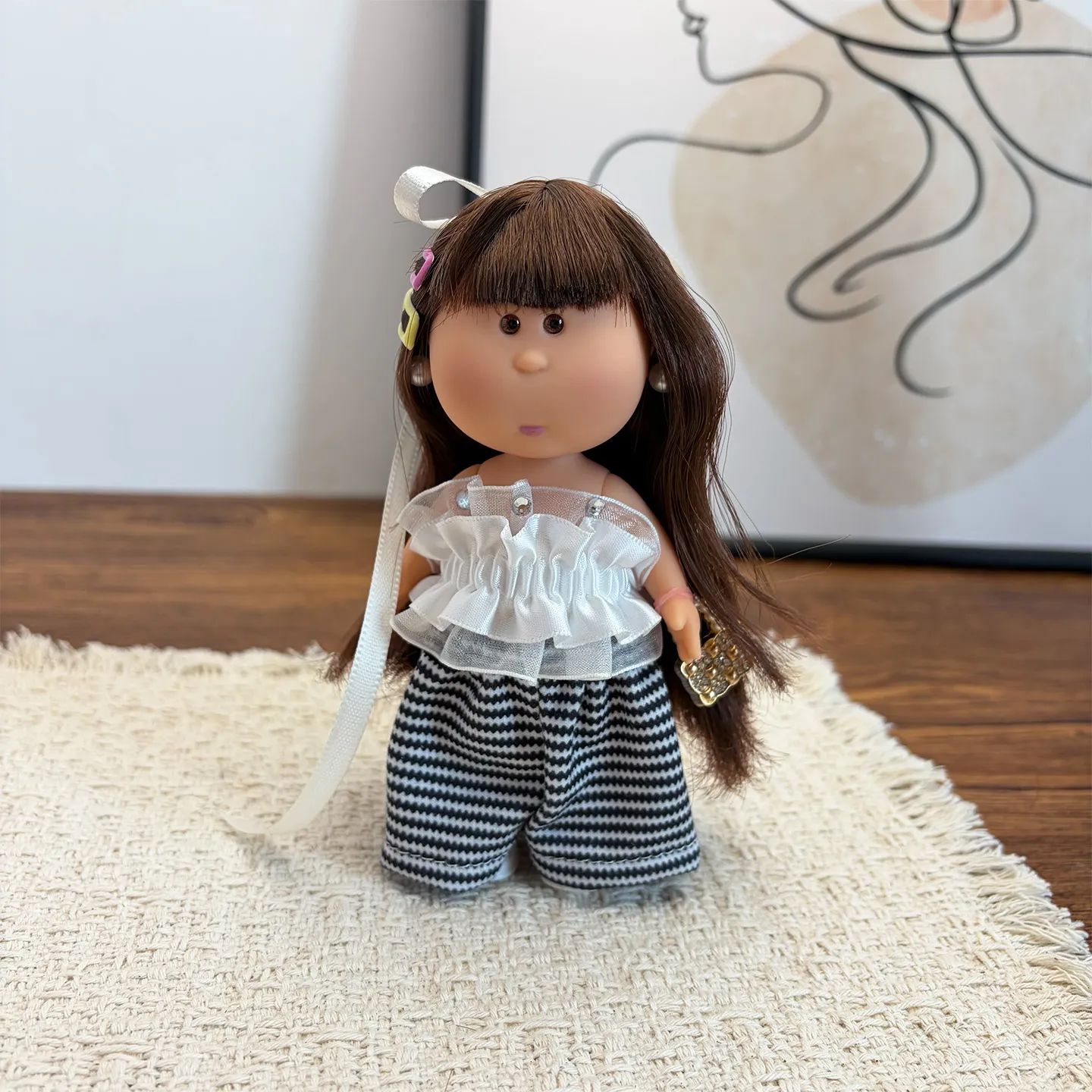 14cm Dress-up Articulated Potato Doll Keychain