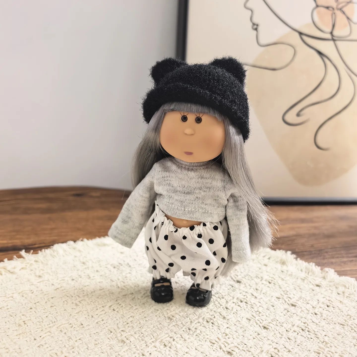 14cm Dress-up Articulated Potato Doll Keychain