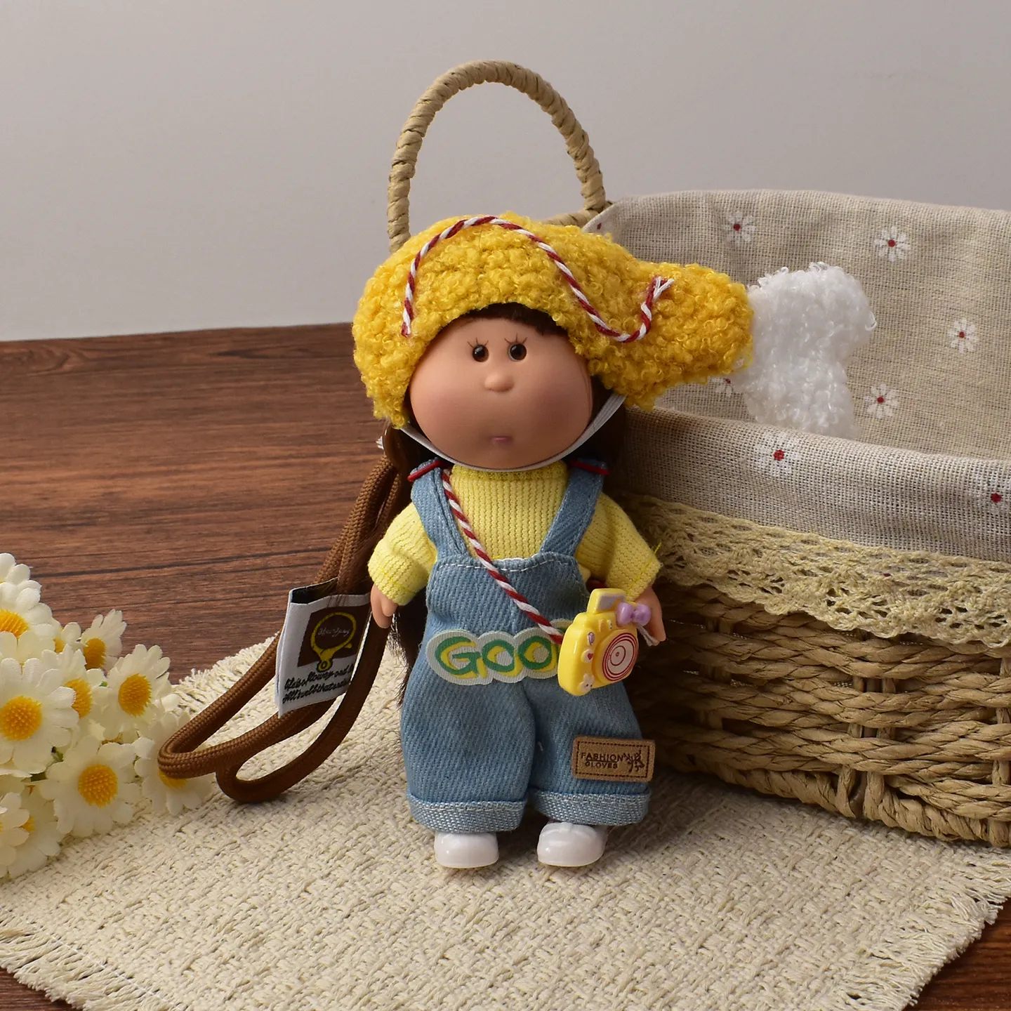 14cm Dress-up Articulated Potato Doll Keychain