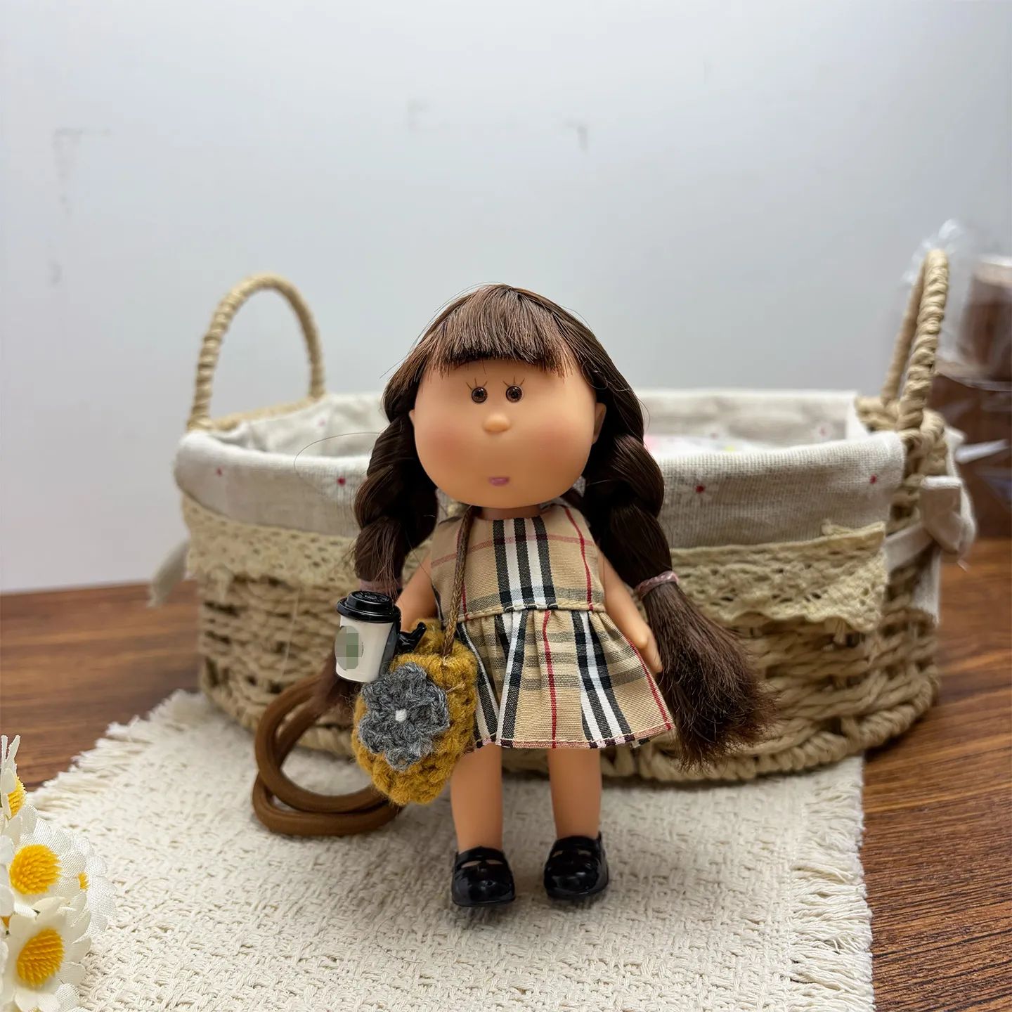 14cm Dress-up Articulated Potato Doll Keychain