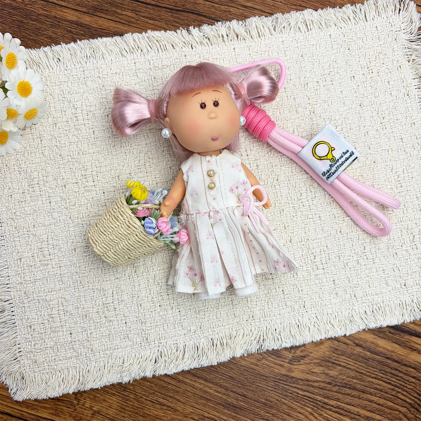 14cm Dress-up Articulated Potato Doll Keychain