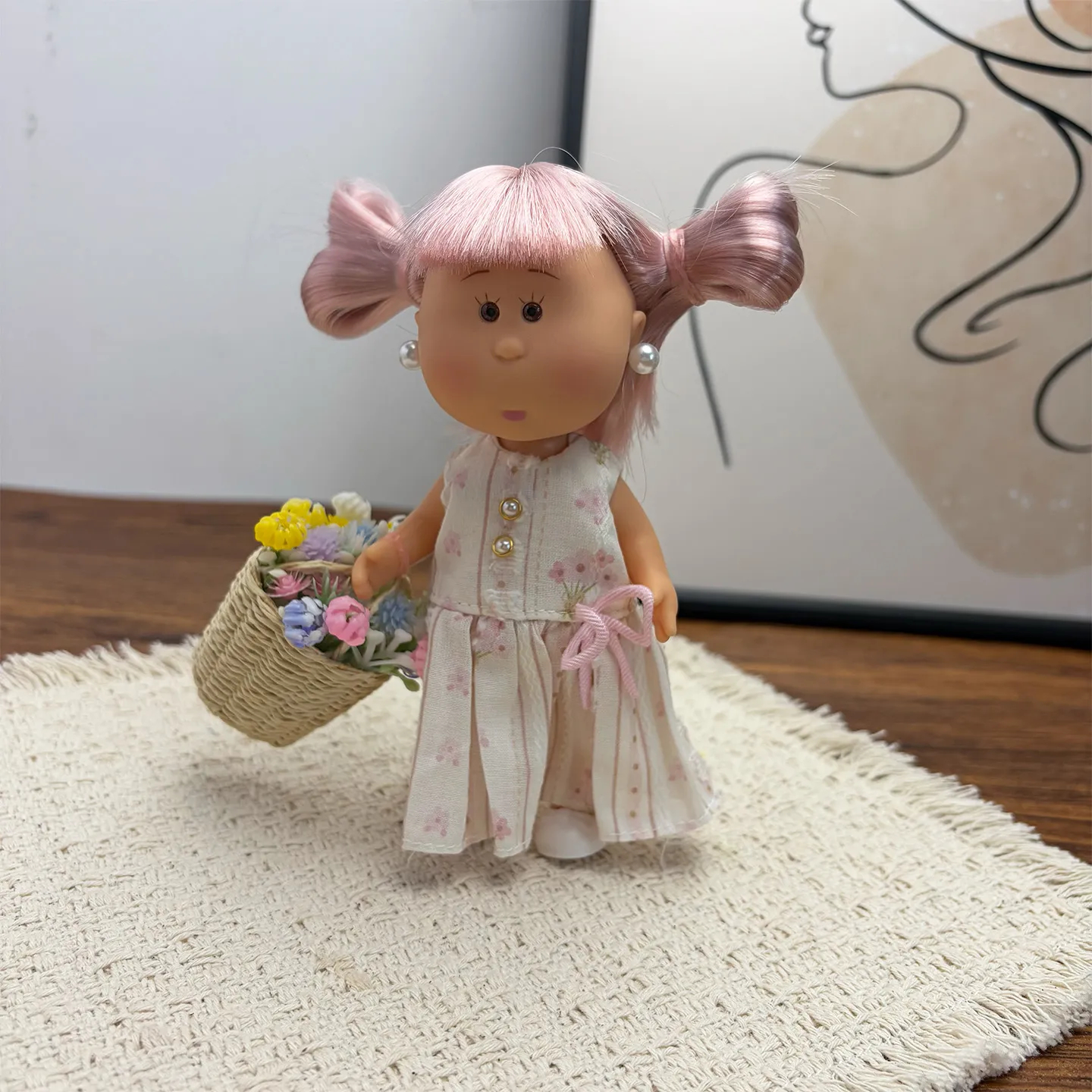 14cm Dress-up Articulated Potato Doll Keychain