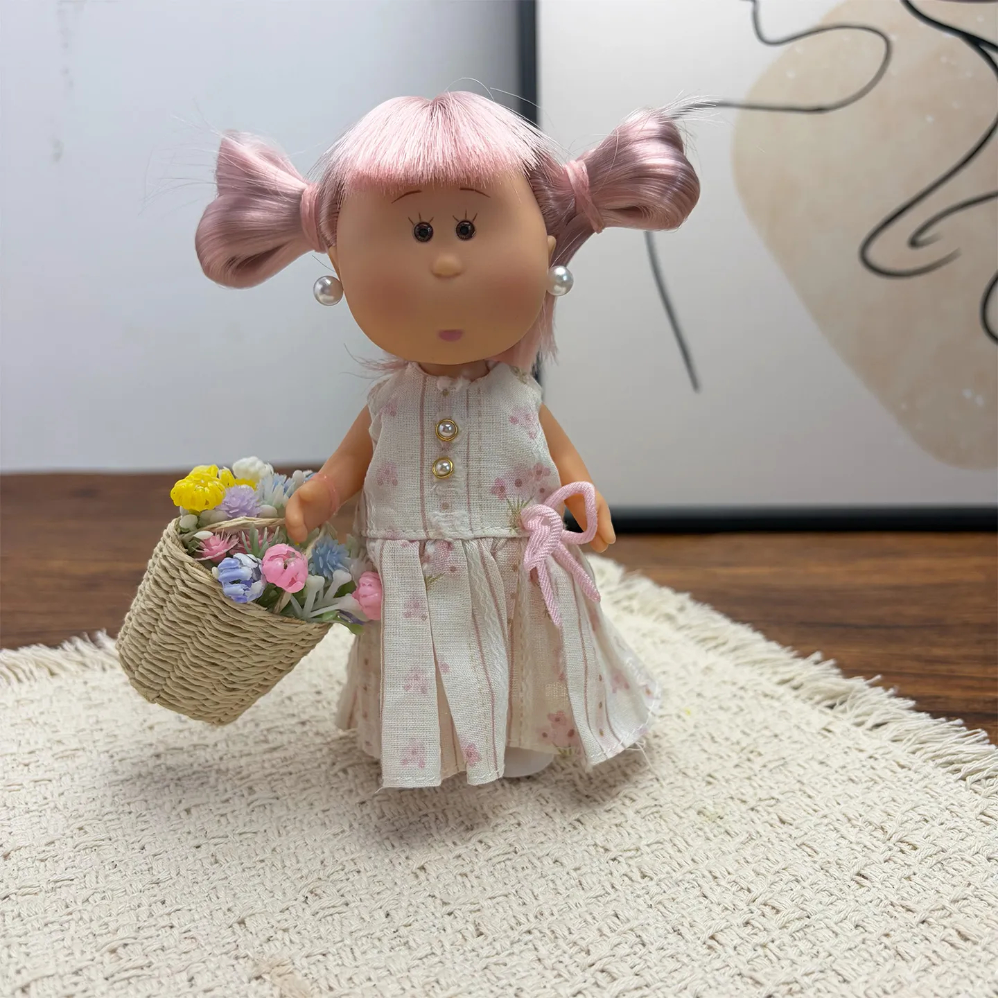 14cm Dress-up Articulated Potato Doll Keychain