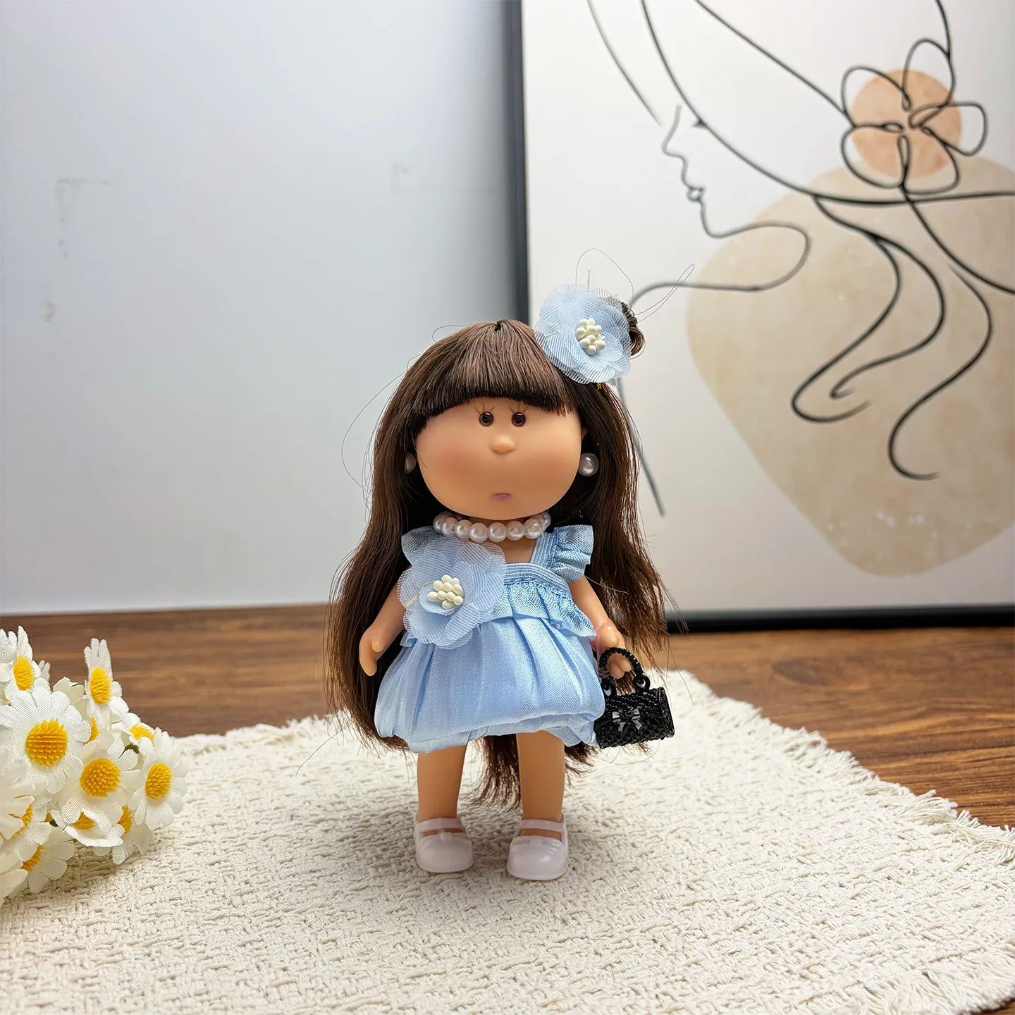14cm Dress-up Articulated Potato Doll Keychain