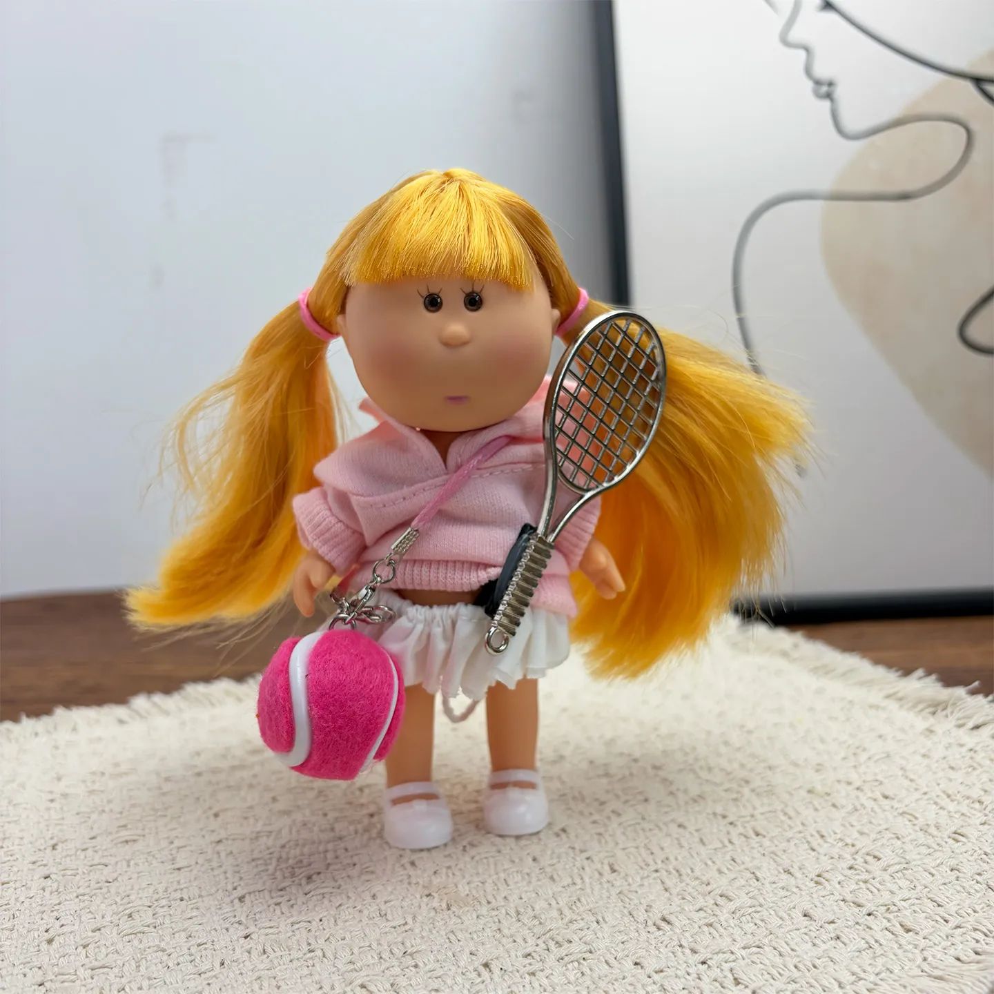 14cm Dress-up Articulated Potato Doll Keychain