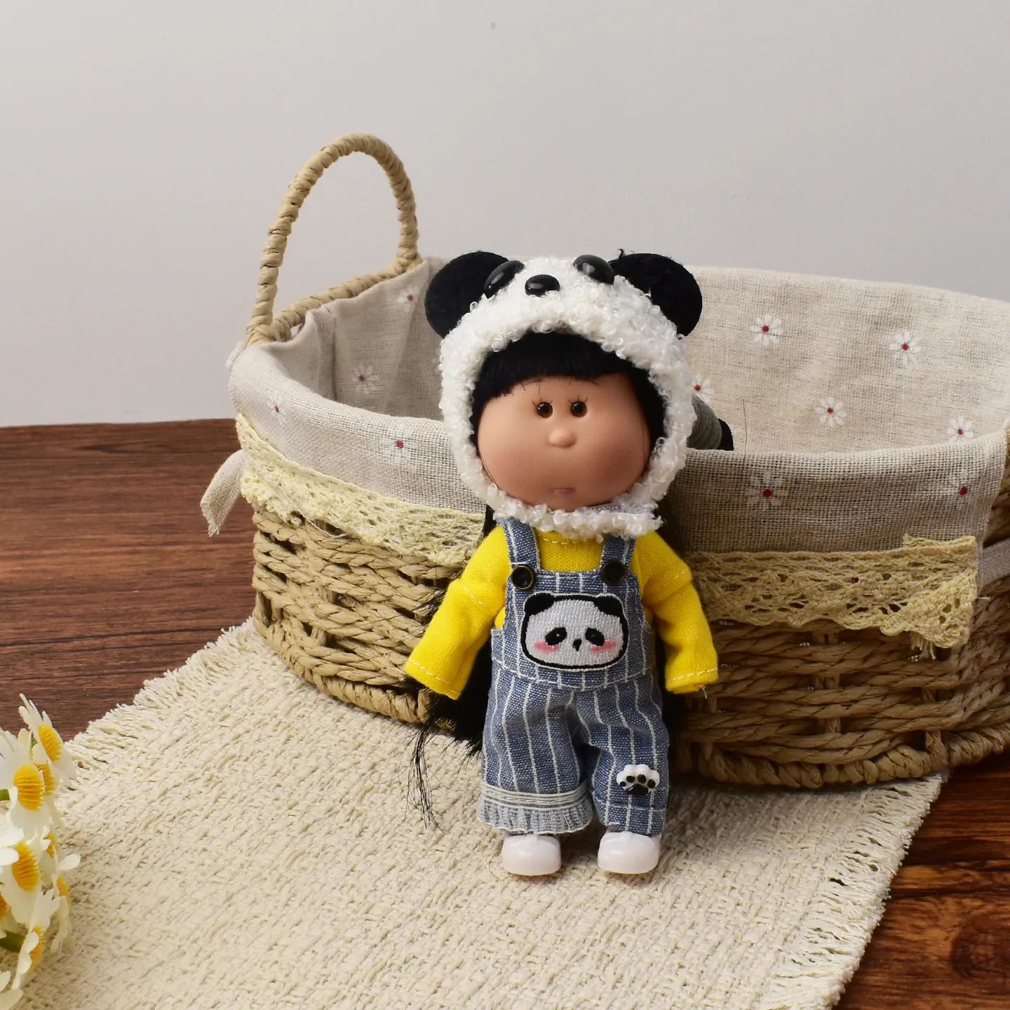 14cm Dress-up Articulated Potato Doll Keychain