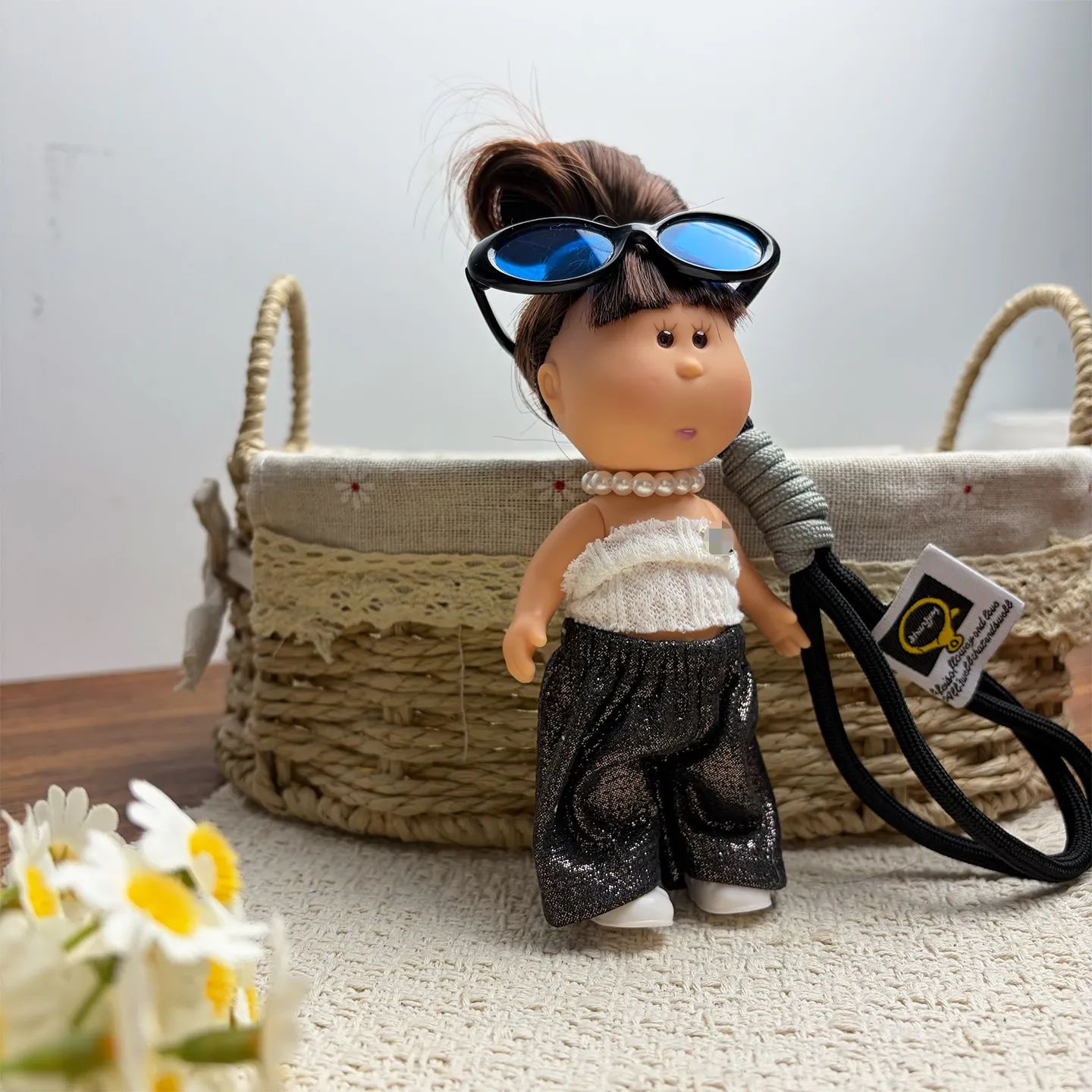 14cm Dress-up Articulated Potato Doll Keychain