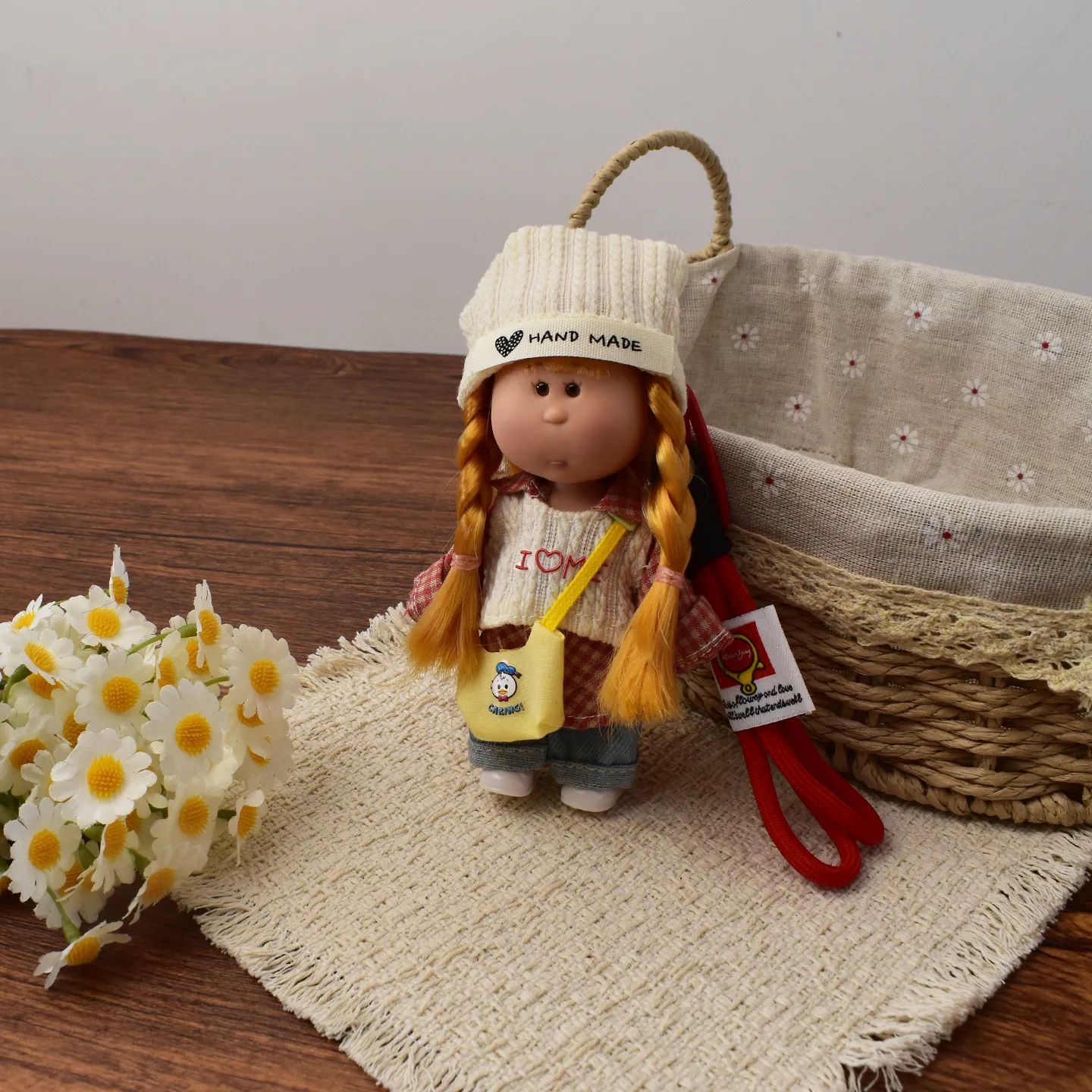 14cm Dress-up Articulated Potato Doll Keychain