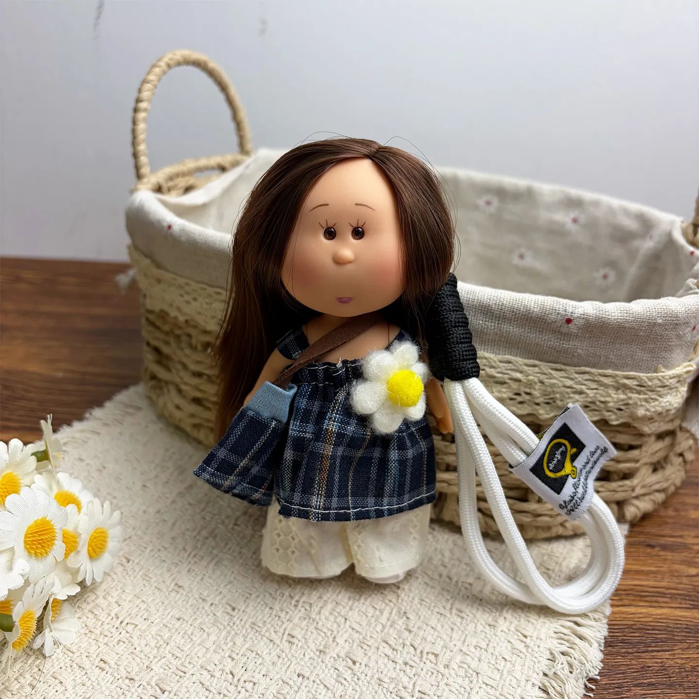 14cm Dress-up Articulated Potato Doll Keychain