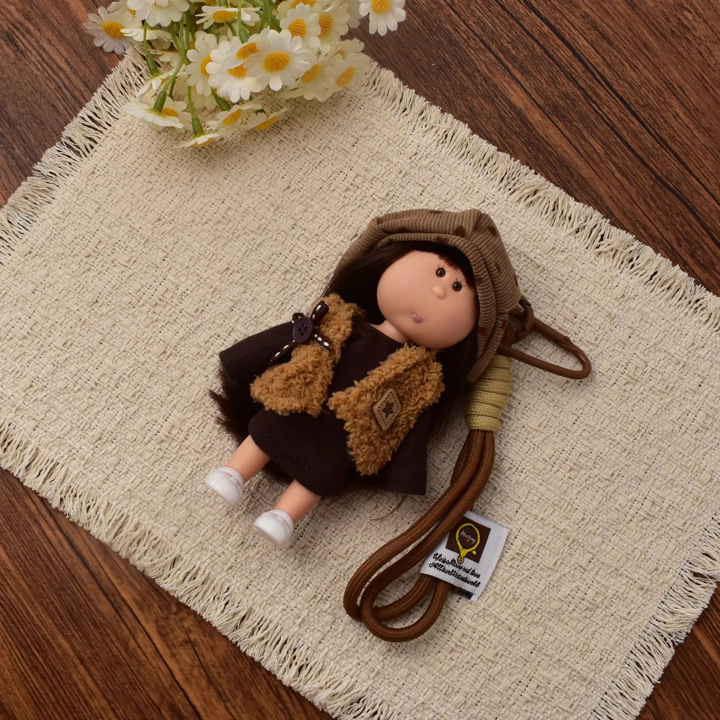 14cm Dress-up Articulated Potato Doll Keychain