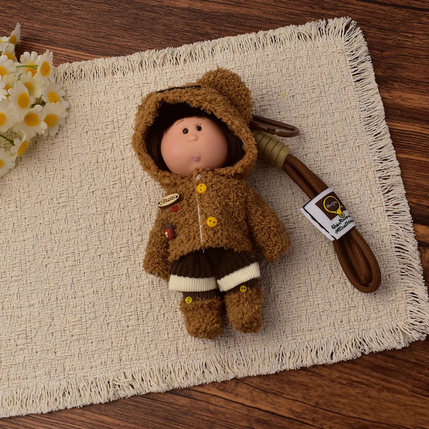 14cm Dress-up Articulated Potato Doll Keychain