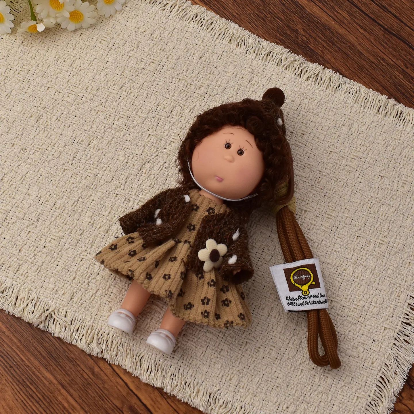 14cm Dress-up Articulated Potato Doll Keychain