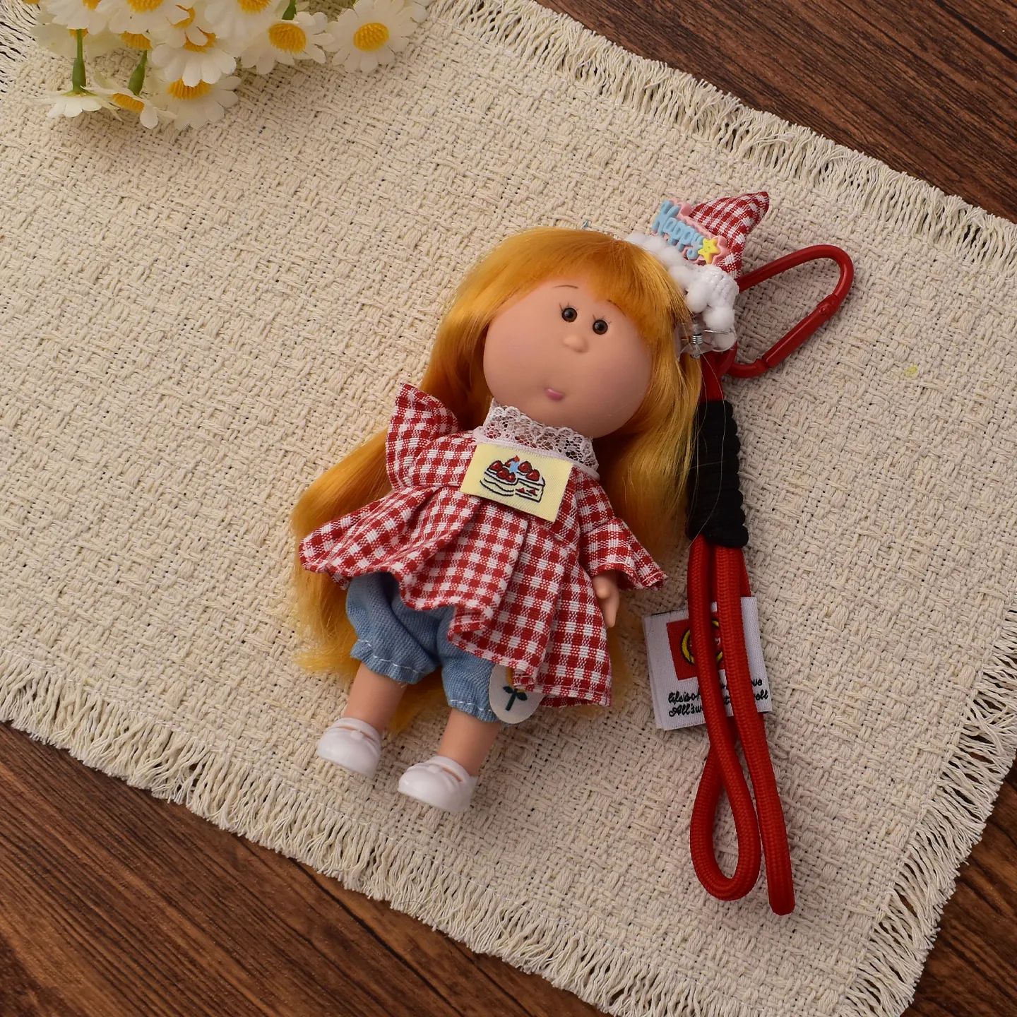 14cm Dress-up Articulated Potato Doll Keychain