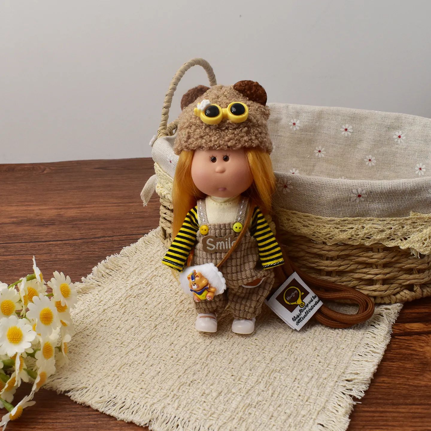 14cm Dress-up Articulated Potato Doll Keychain