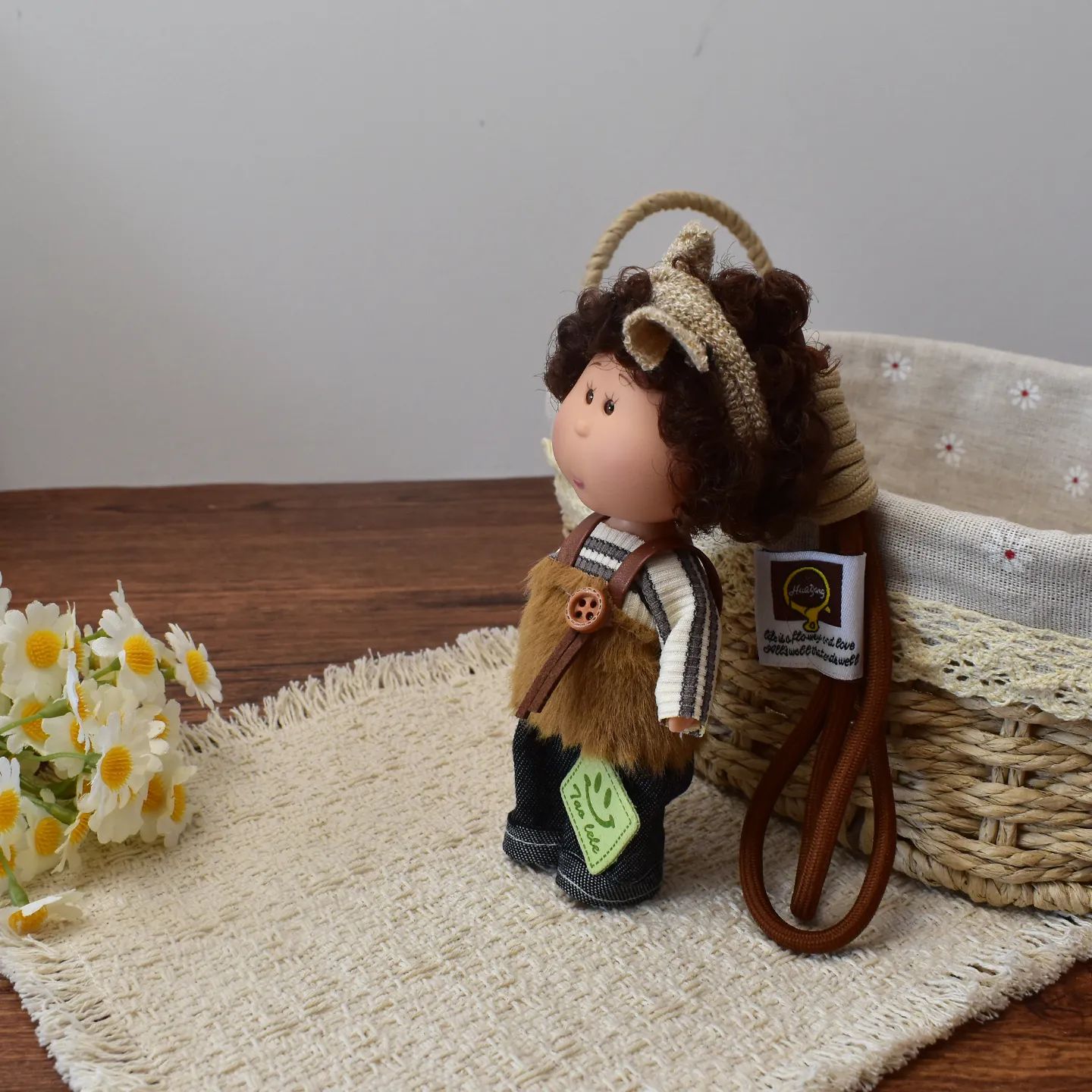 14cm Dress-up Articulated Potato Doll Keychain