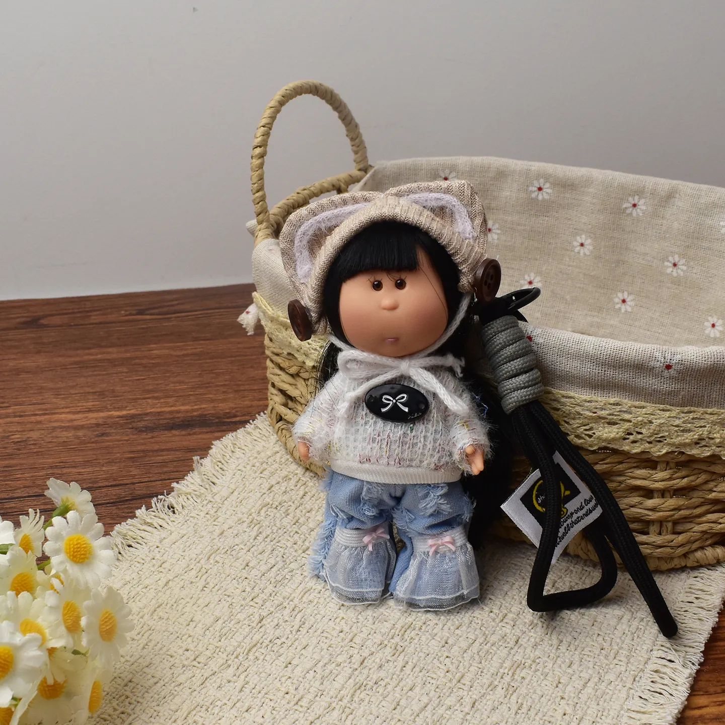 14cm Dress-up Articulated Potato Doll Keychain