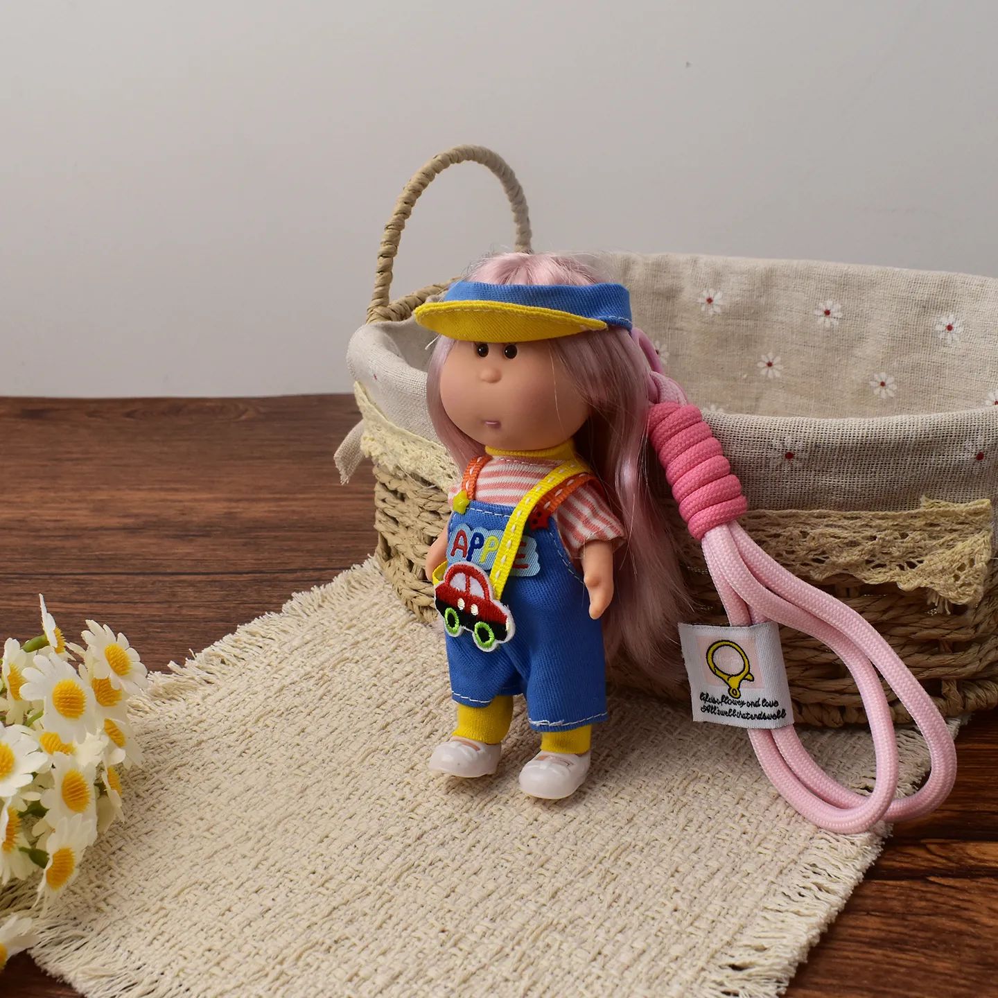 14cm Dress-up Articulated Potato Doll Keychain