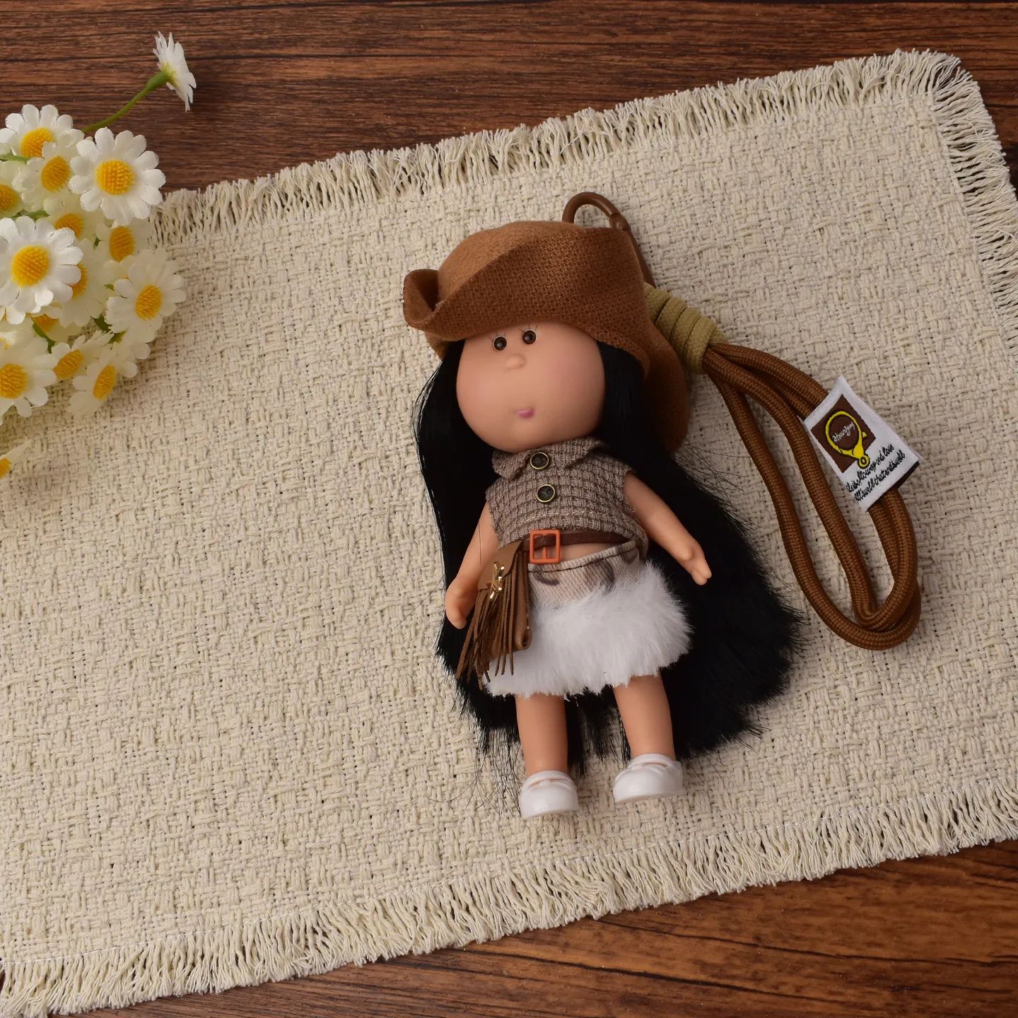 14cm Dress-up Articulated Potato Doll Keychain