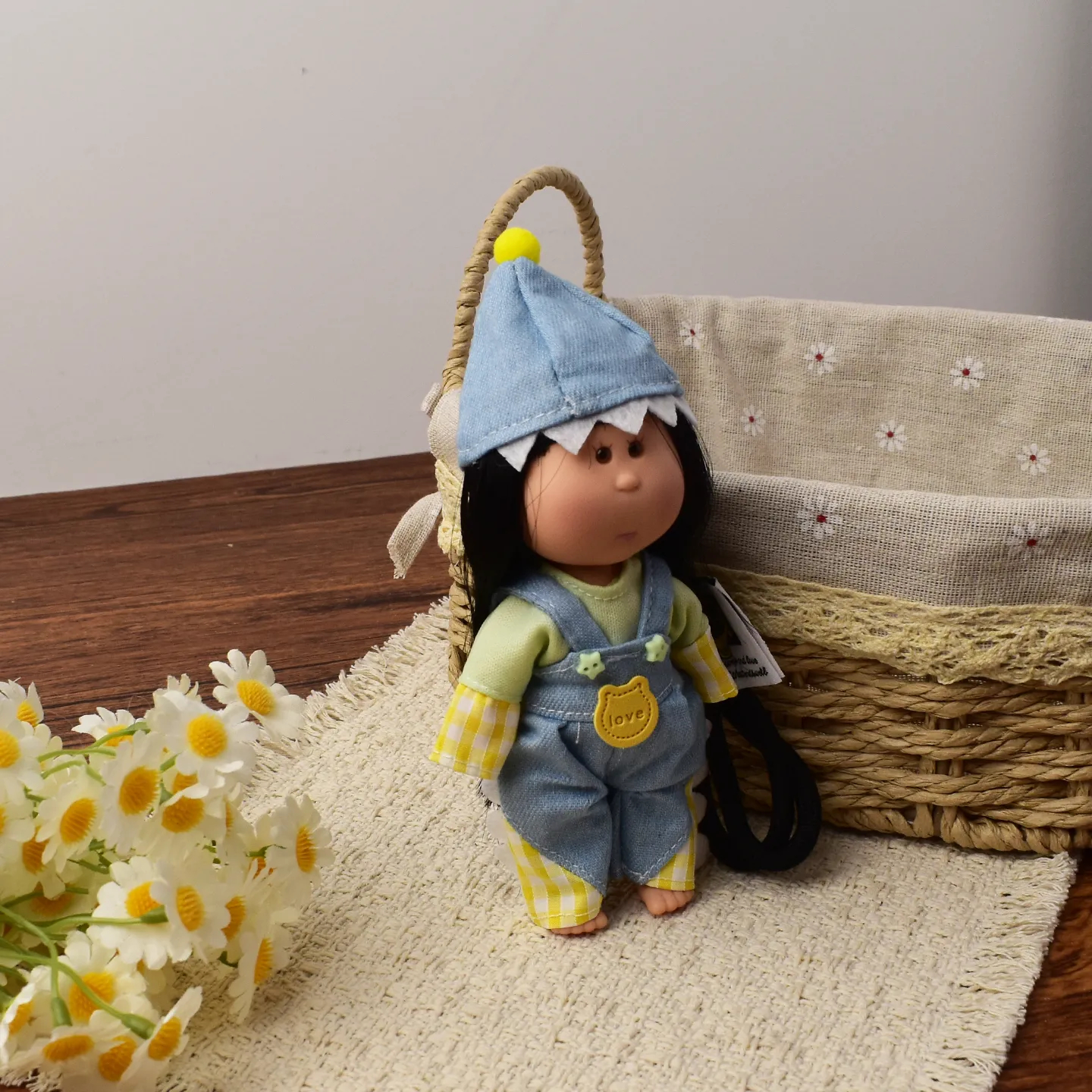 14cm Dress-up Articulated Potato Doll Keychain