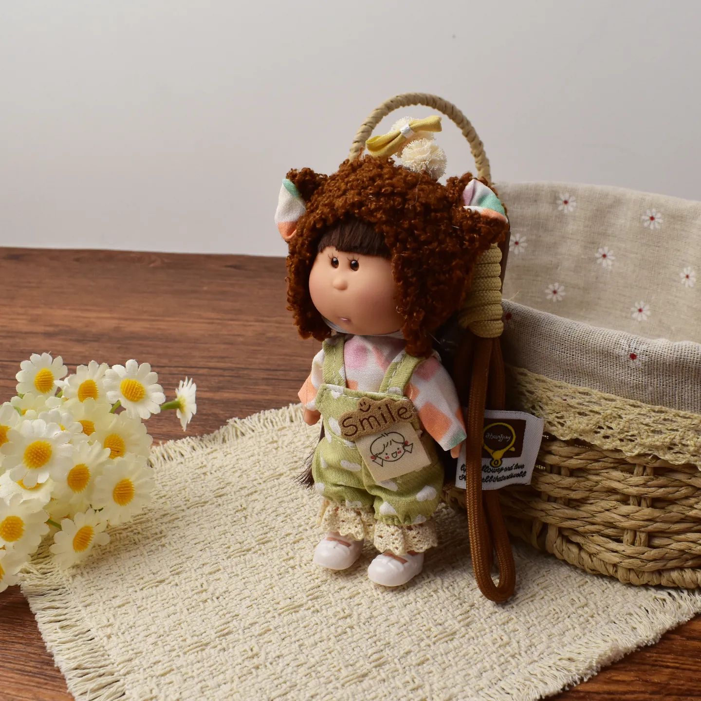 14cm Dress-up Articulated Potato Doll Keychain