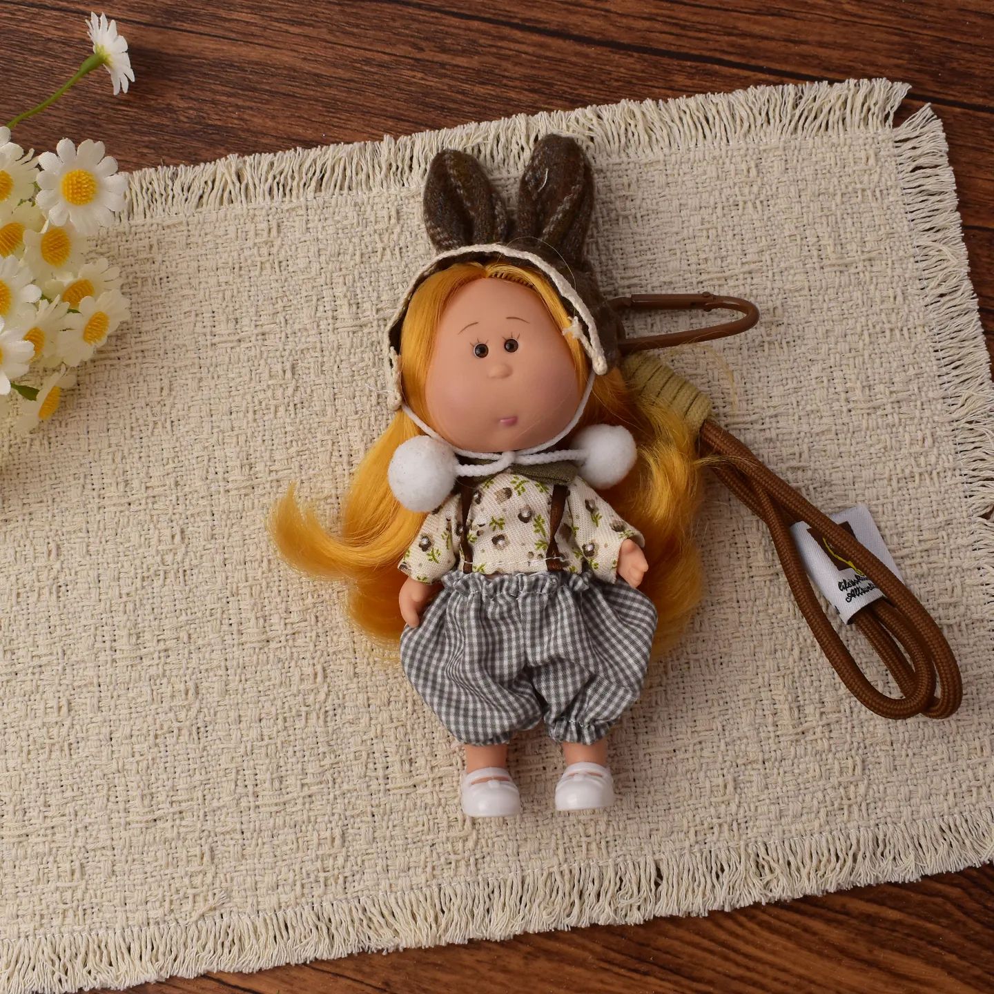 14cm Dress-up Articulated Potato Doll Keychain