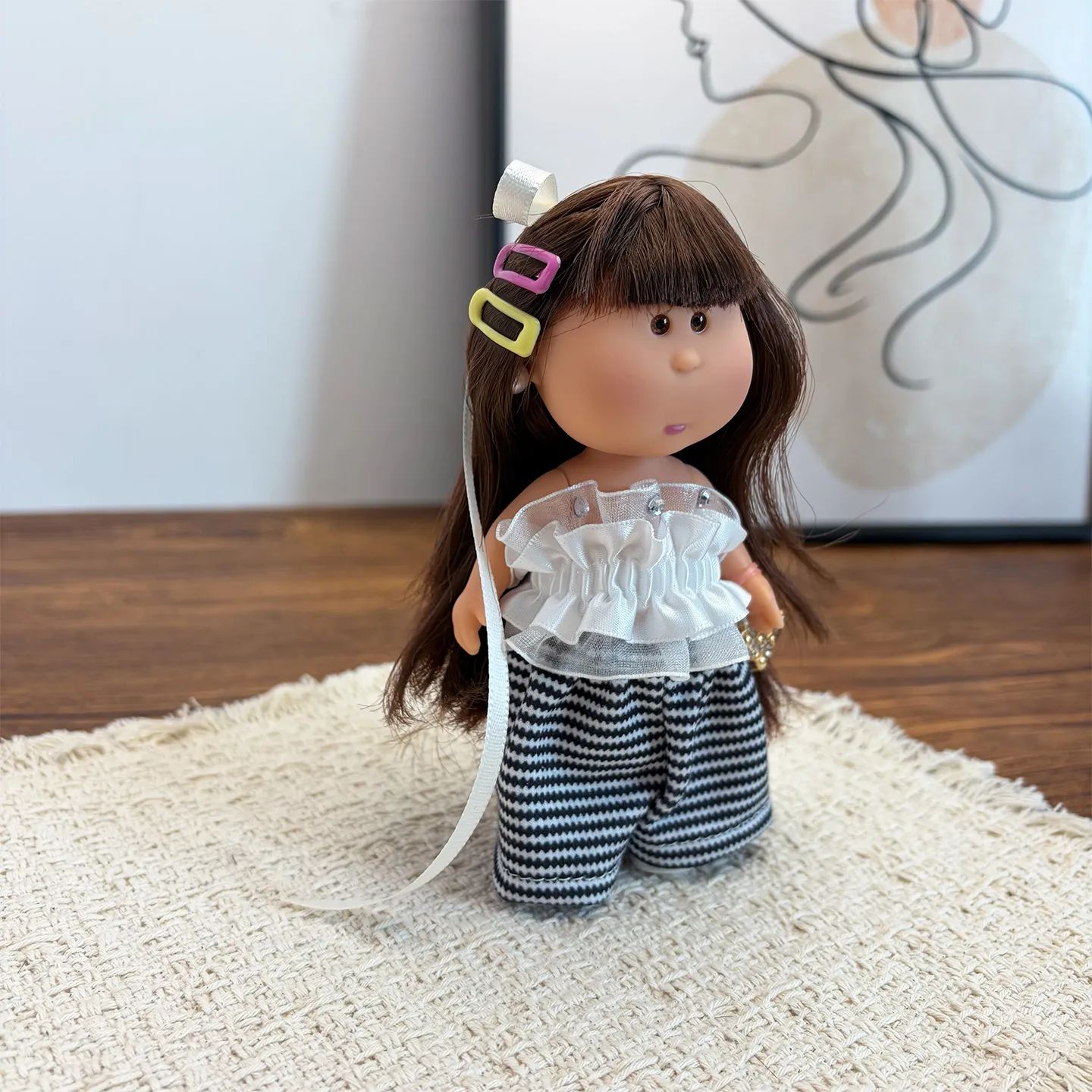14cm Dress-up Articulated Potato Doll Keychain
