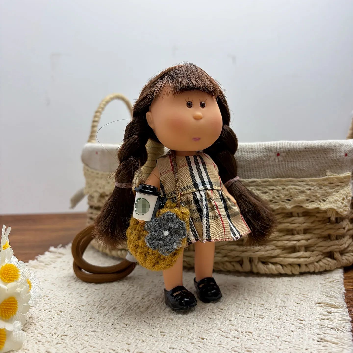 14cm Dress-up Articulated Potato Doll Keychain