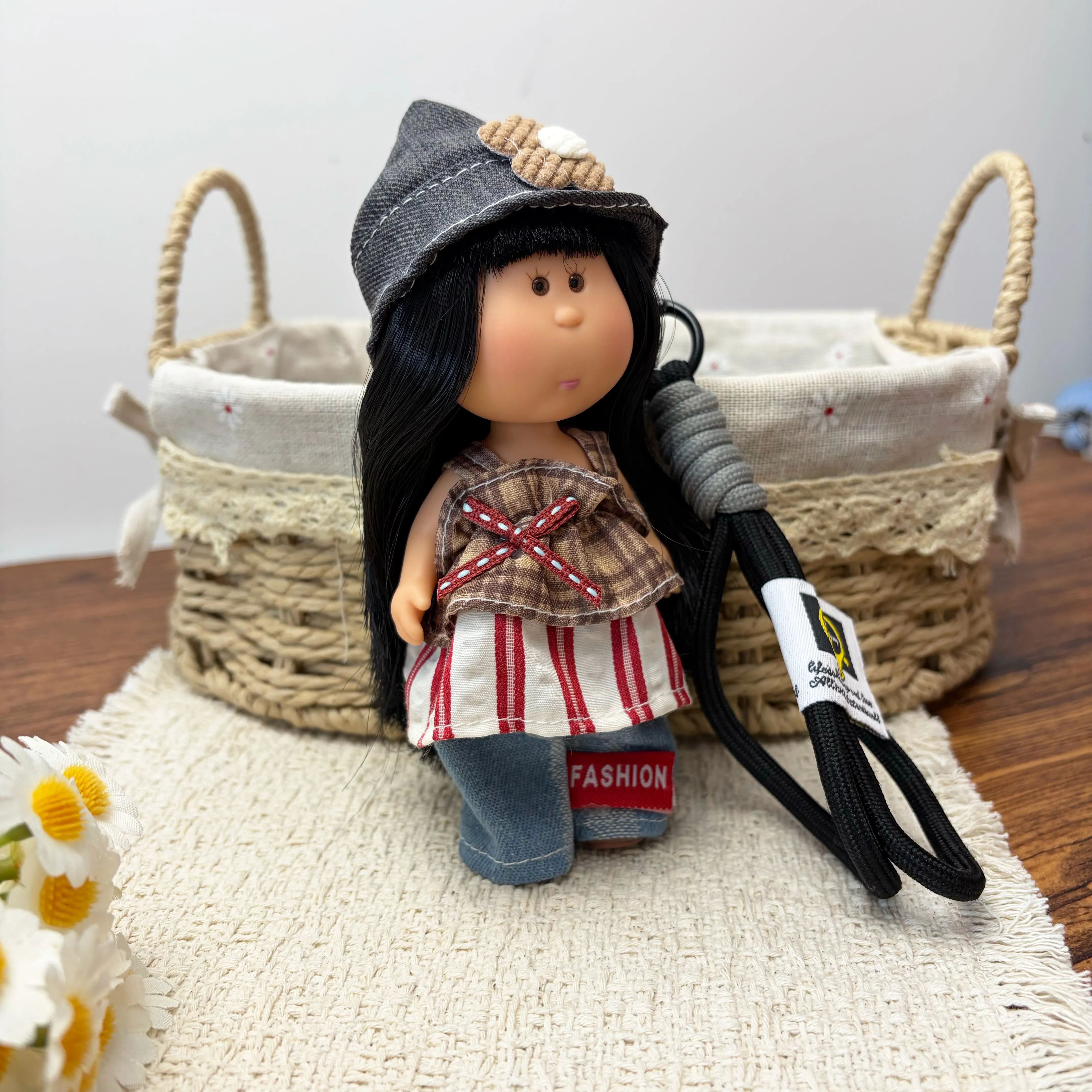 14cm Dress-up Articulated Potato Doll Keychain