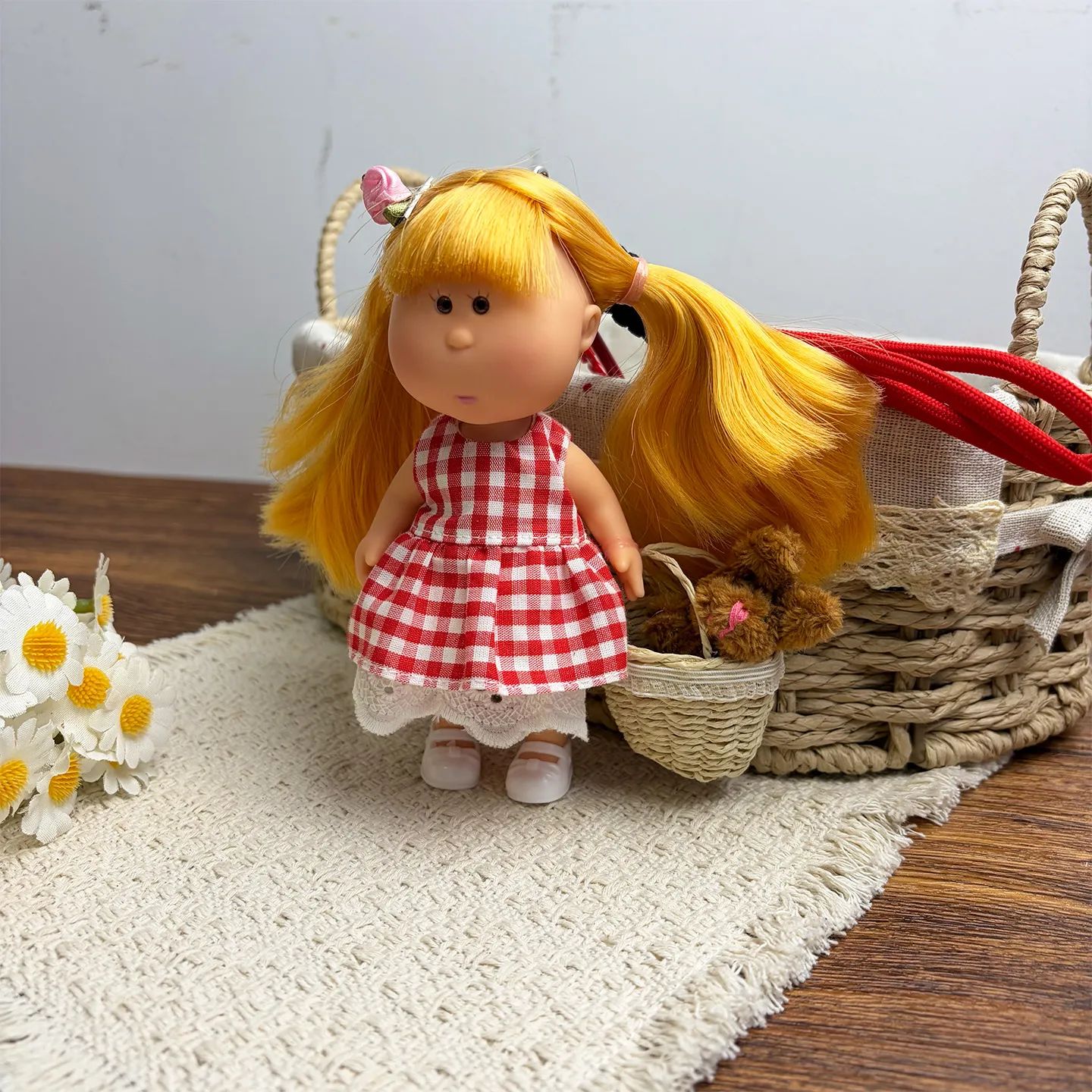 14cm Dress-up Articulated Potato Doll Keychain
