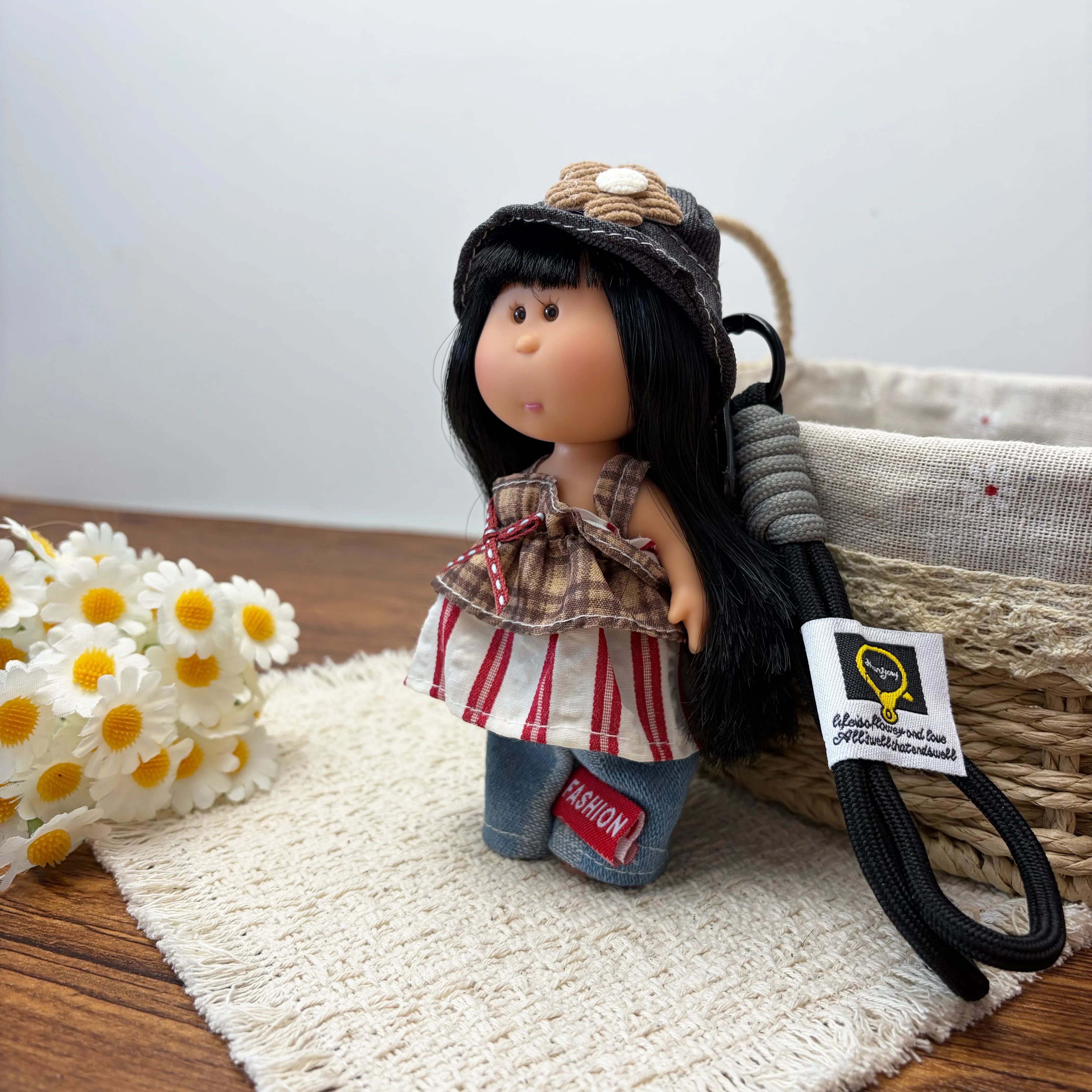 14cm Dress-up Articulated Potato Doll Keychain