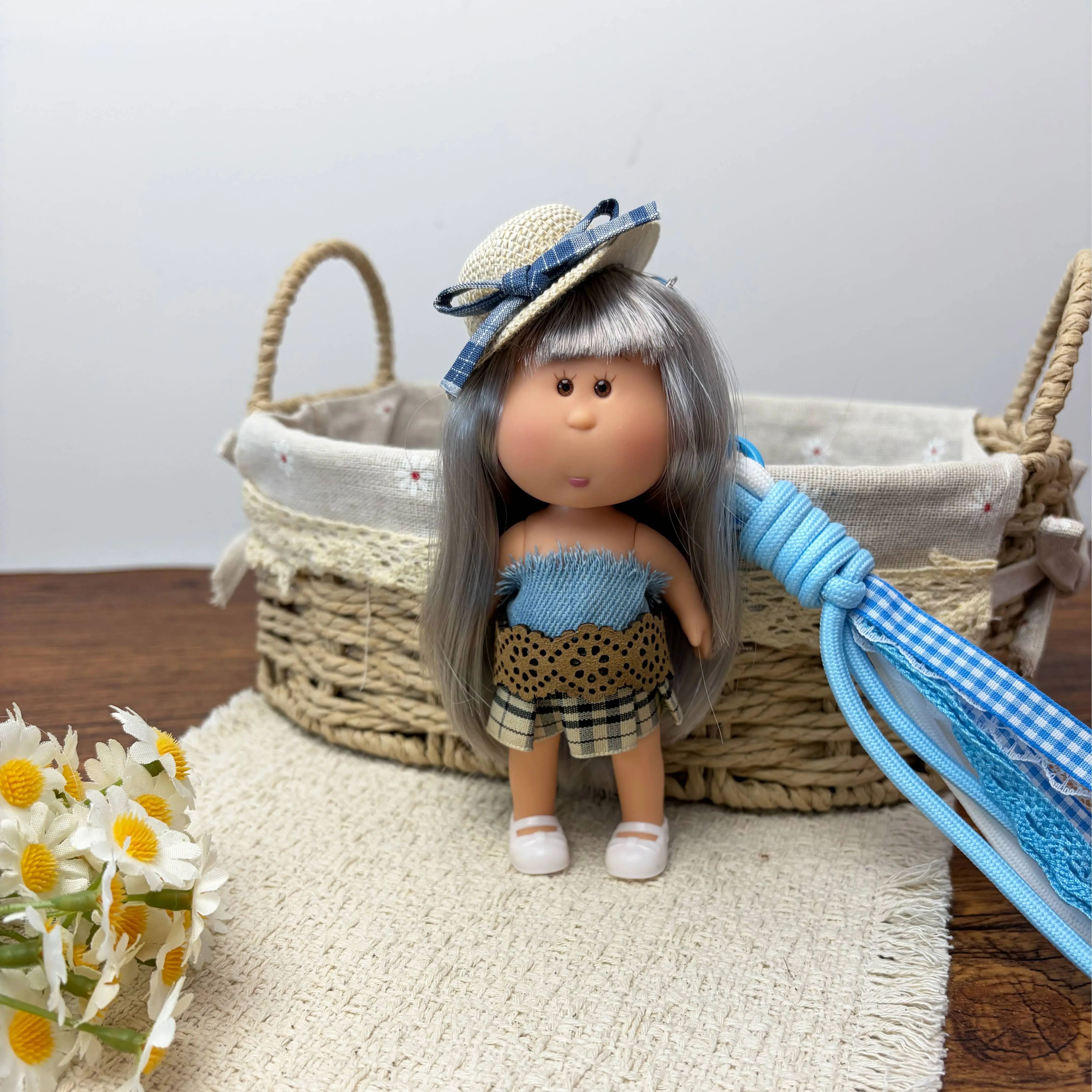 14cm Dress-up Articulated Potato Doll Keychain