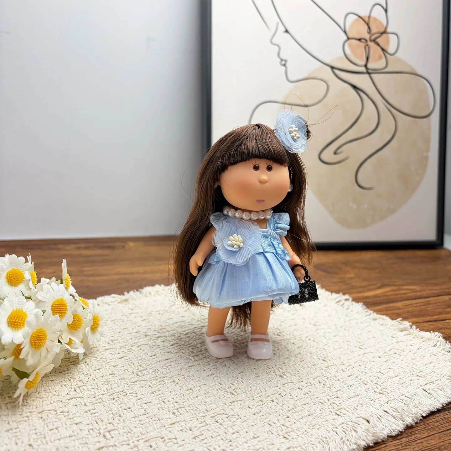 14cm Dress-up Articulated Potato Doll Keychain