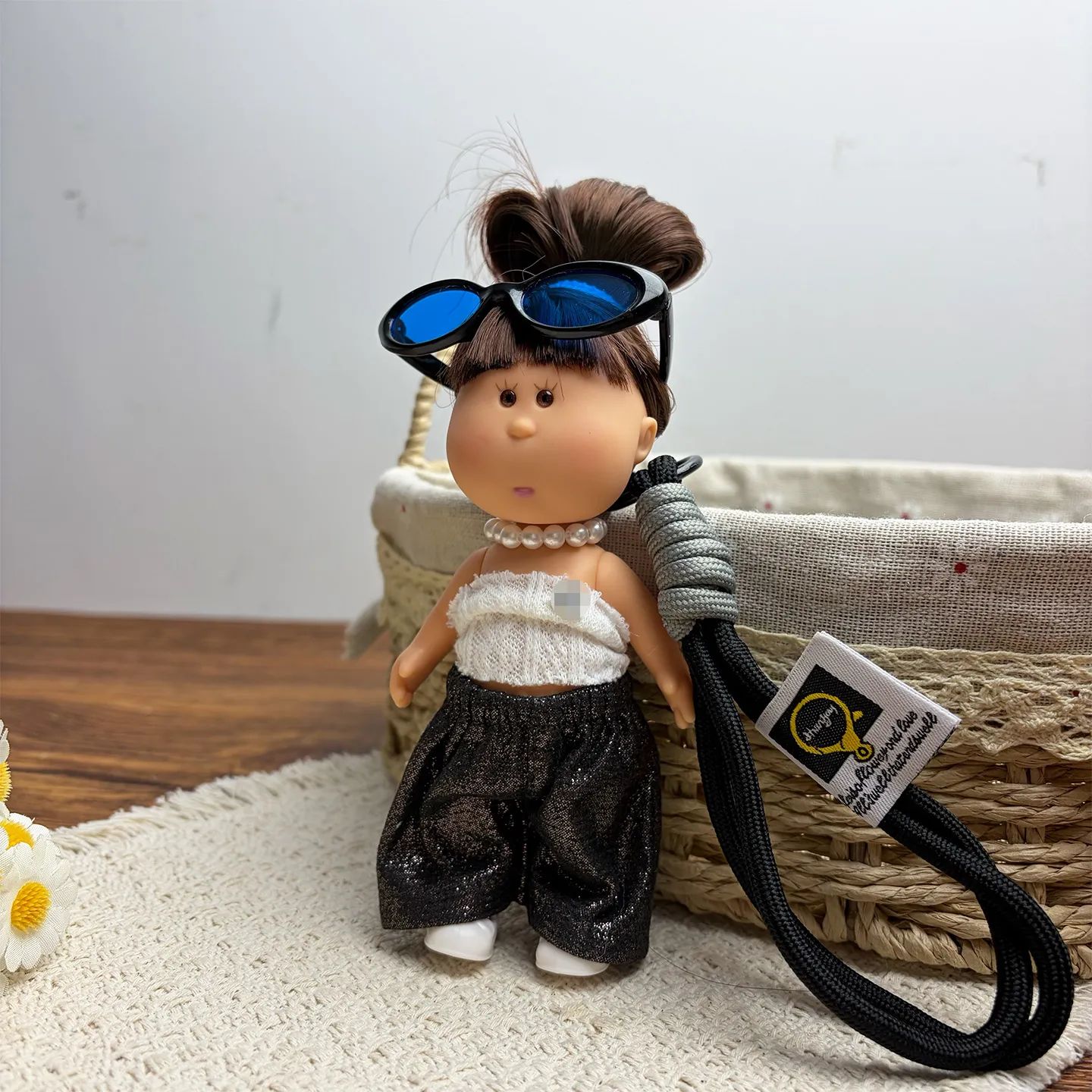 14cm Dress-up Articulated Potato Doll Keychain