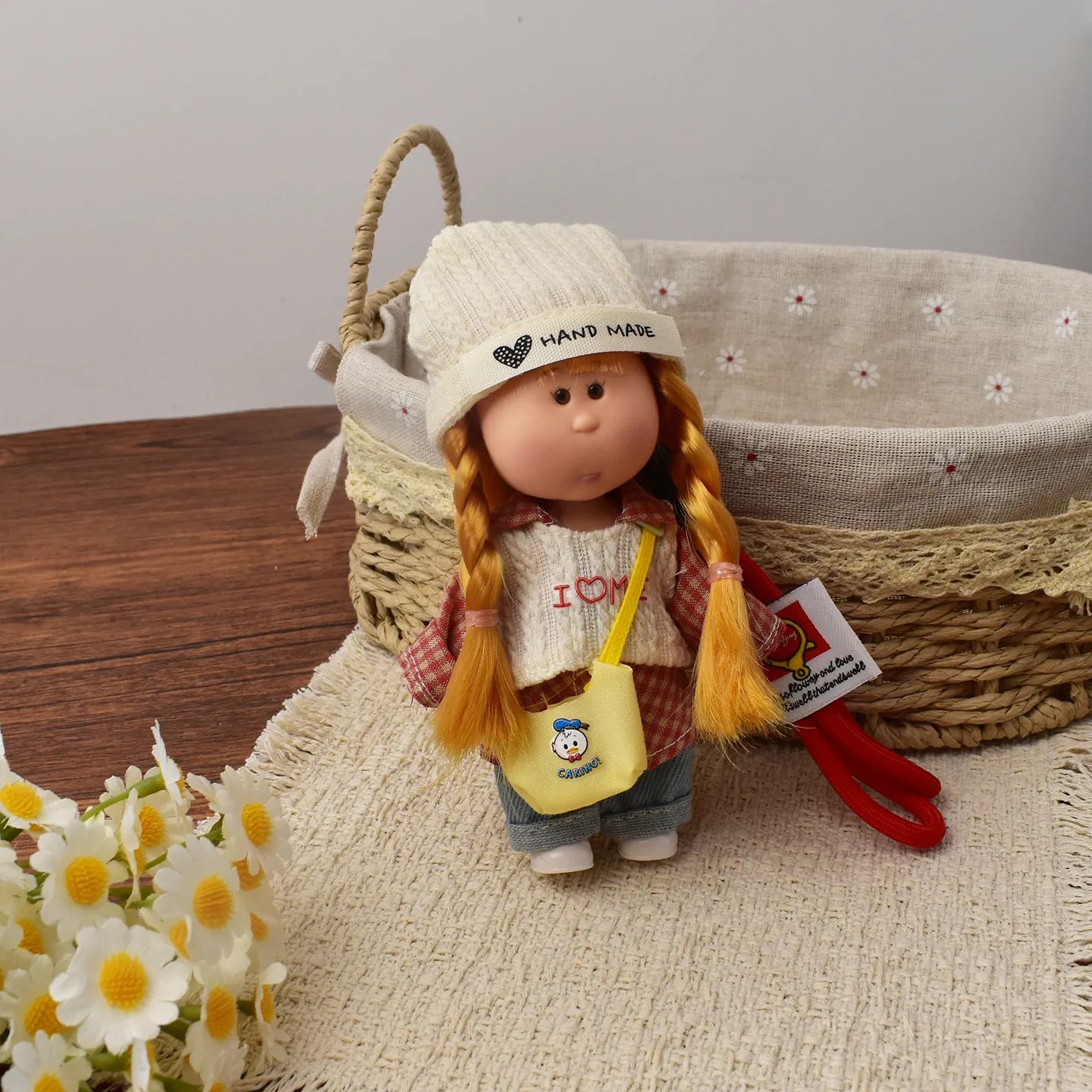 14cm Dress-up Articulated Potato Doll Keychain