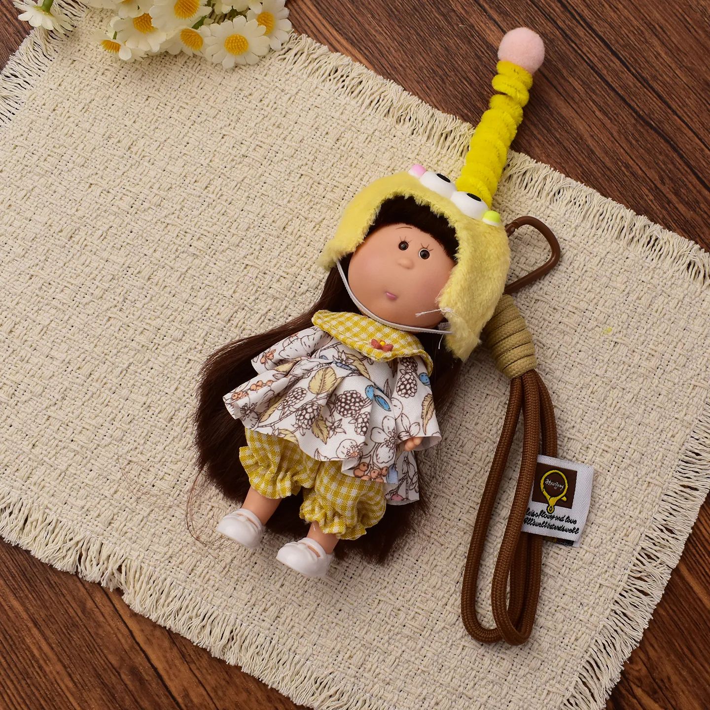14cm Dress-up Articulated Potato Doll Keychain