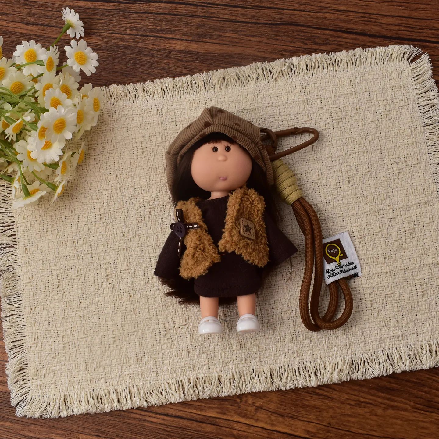 14cm Dress-up Articulated Potato Doll Keychain