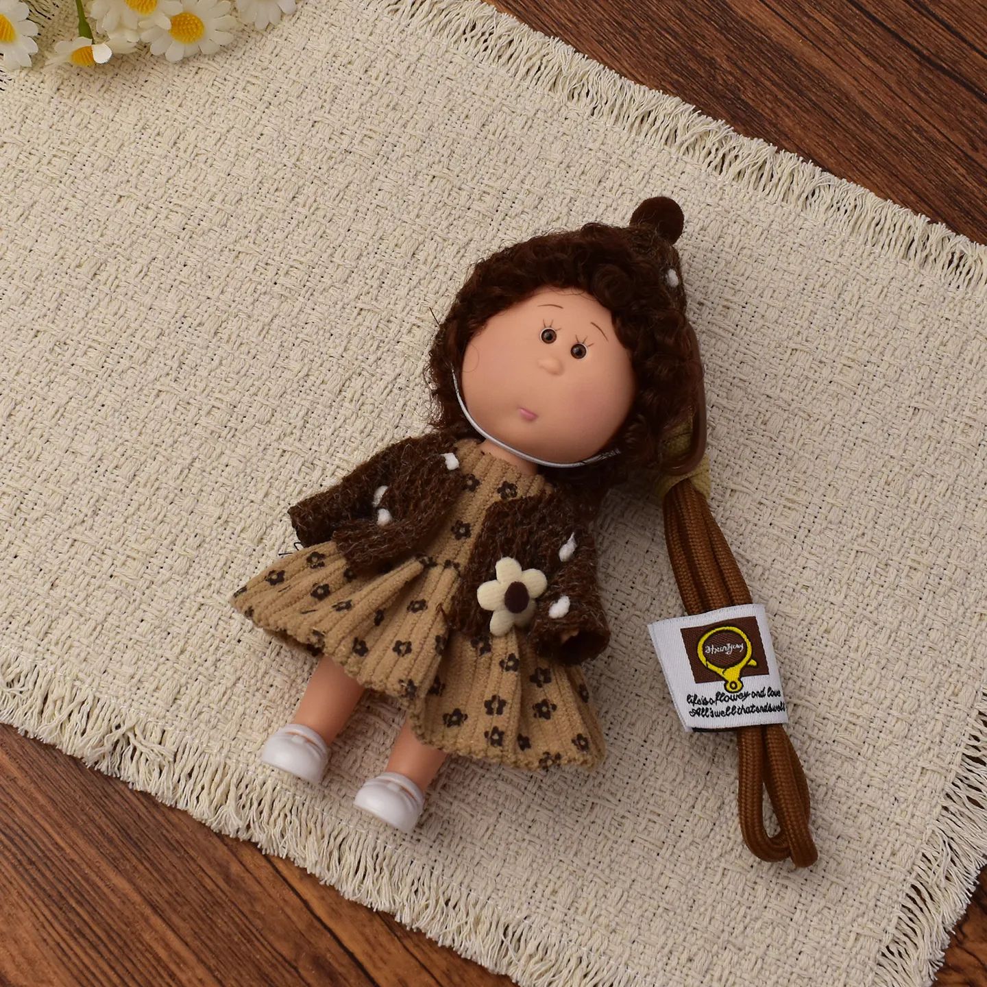 14cm Dress-up Articulated Potato Doll Keychain