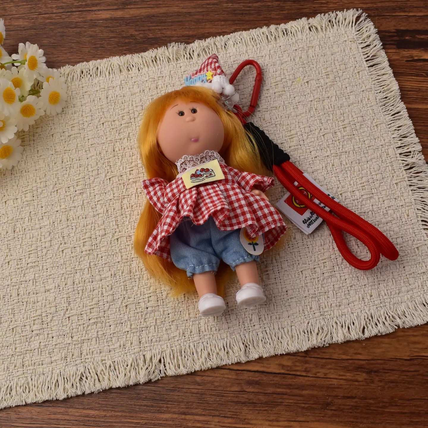14cm Dress-up Articulated Potato Doll Keychain
