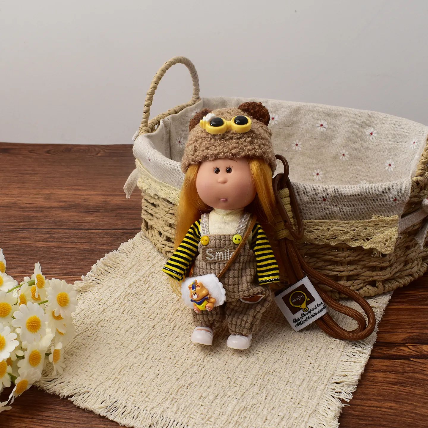 14cm Dress-up Articulated Potato Doll Keychain